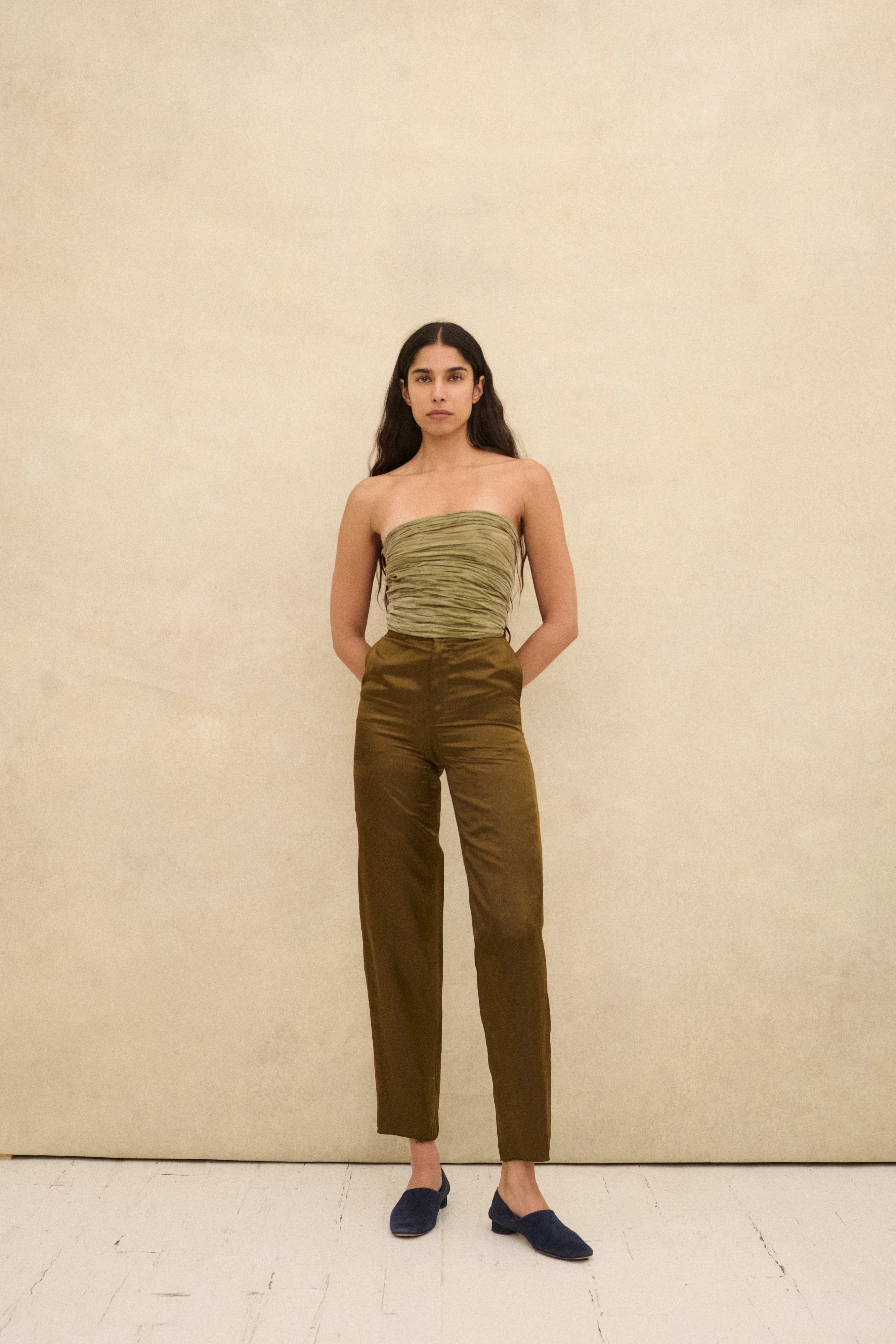 Armani Khaki Trousers - Image 7