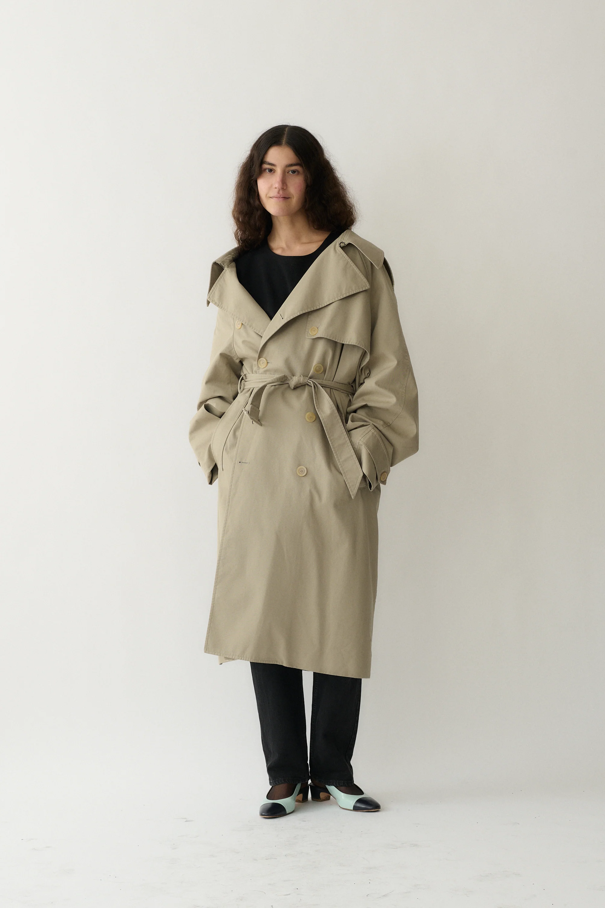 Balenciaga Asymmetric Trench Coat - Image 4