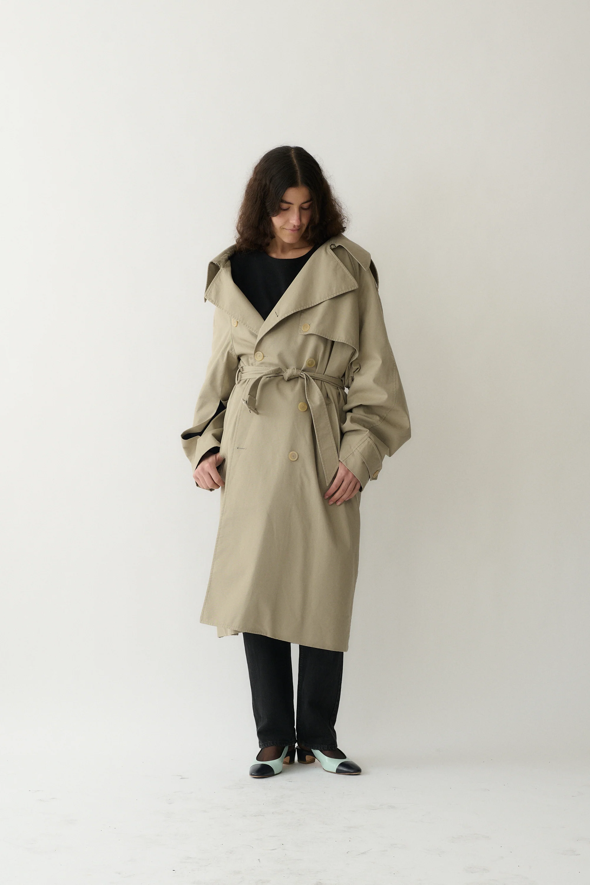 Balenciaga Asymmetric Trench Coat - Image 5