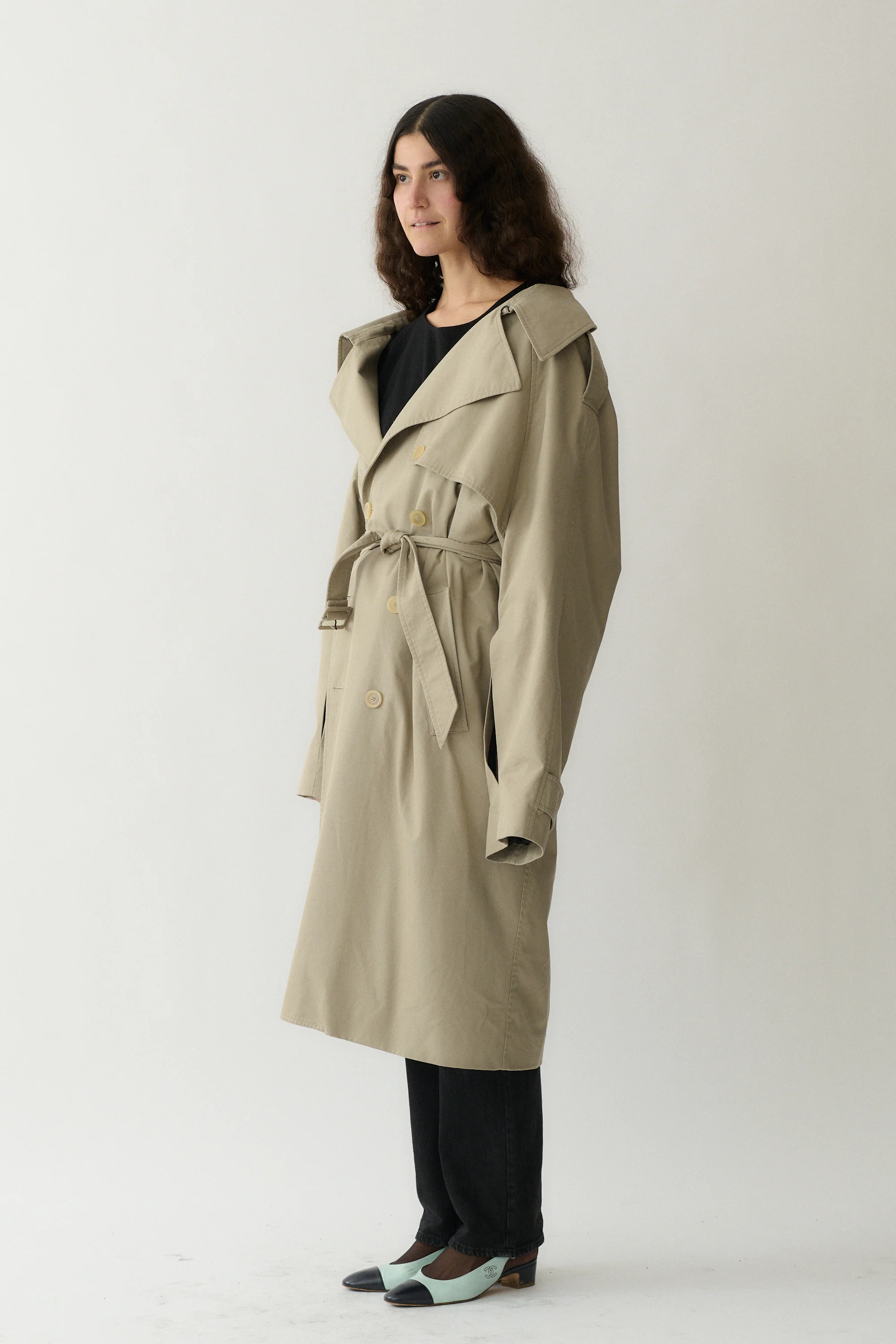 Balenciaga Asymmetric Trench Coat - Image 6