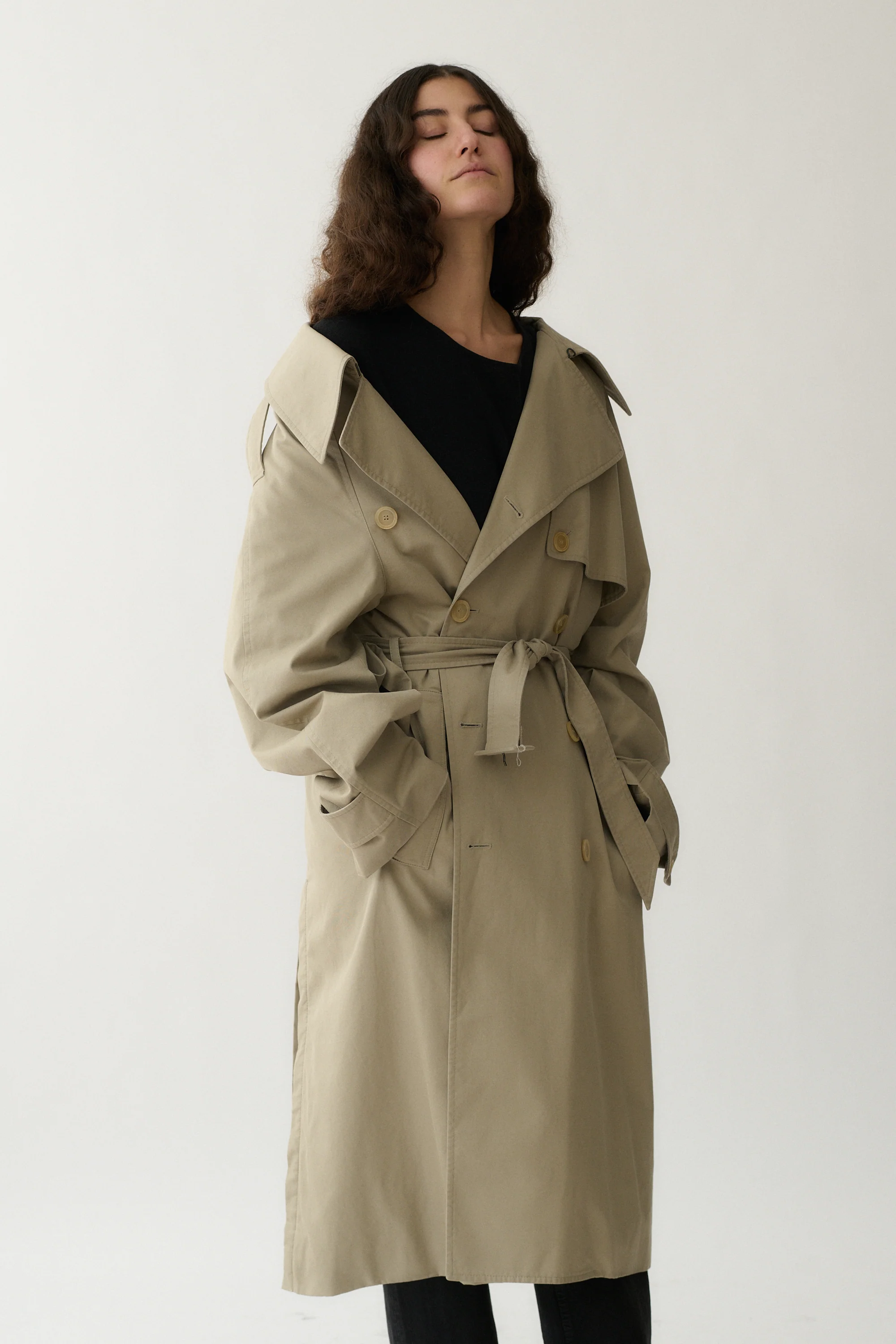 Balenciaga Asymmetric Trench Coat - Image 8