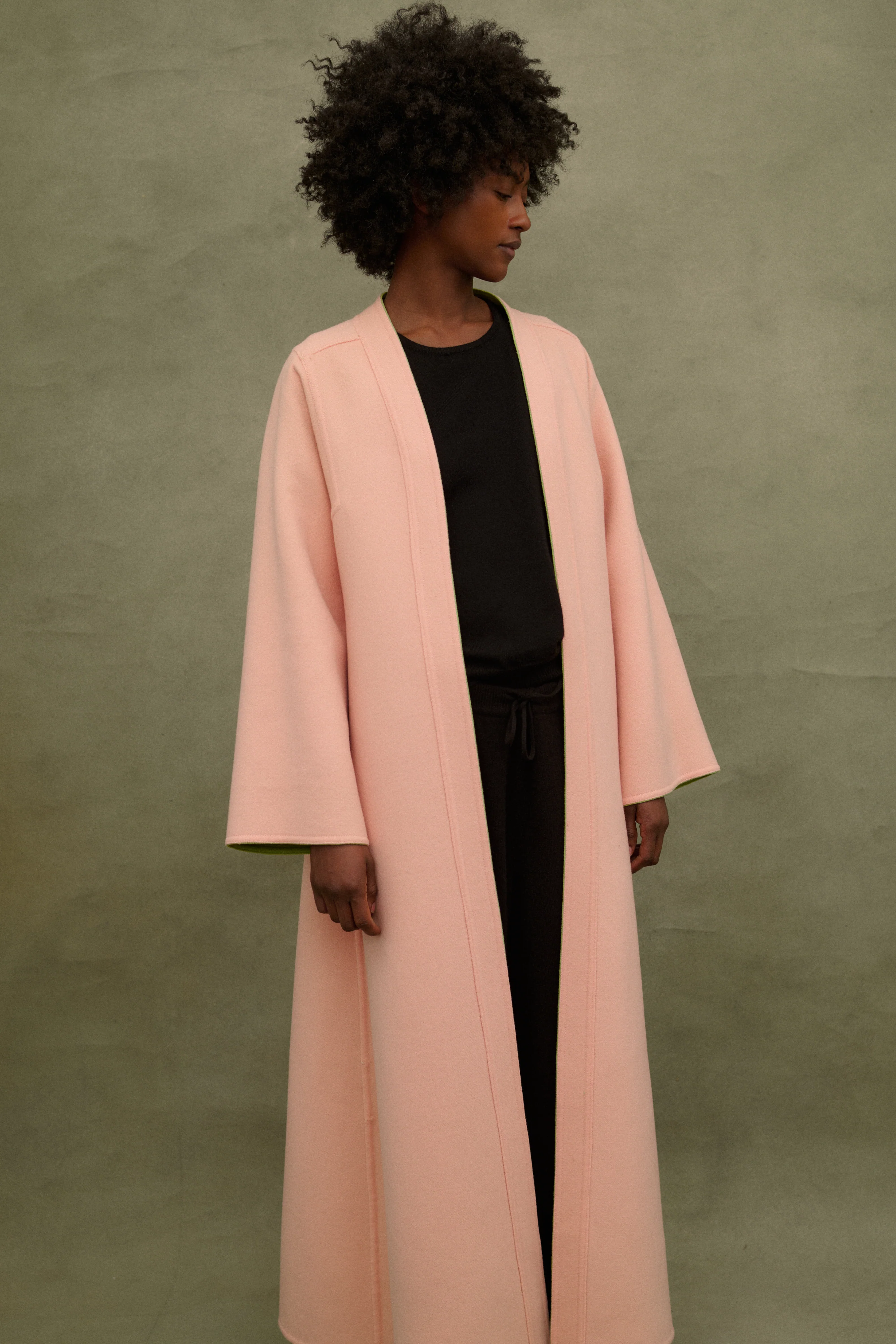 Beene Reversible Wool Coat - Image 5