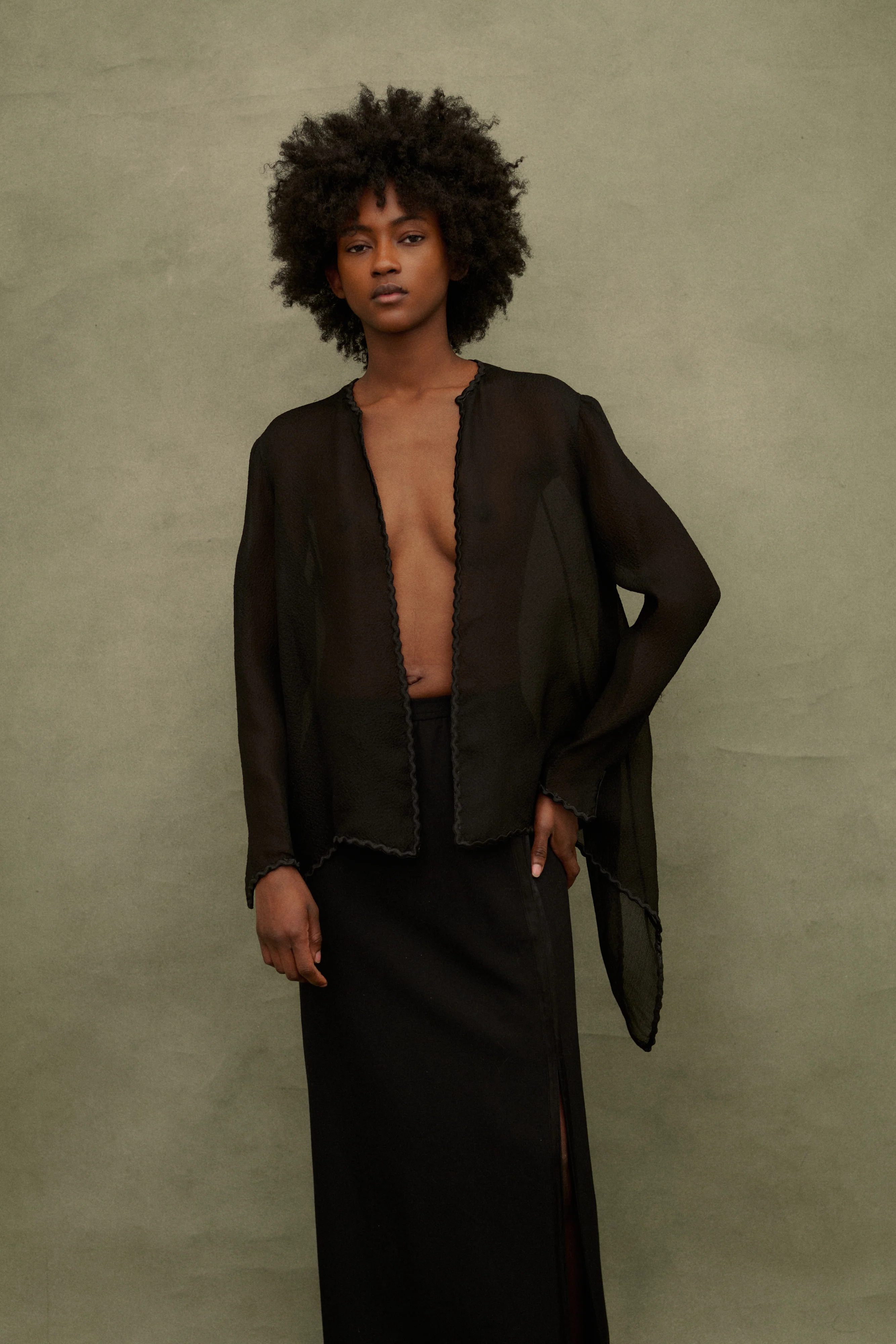Beene Sheer Cardigan - Image 10