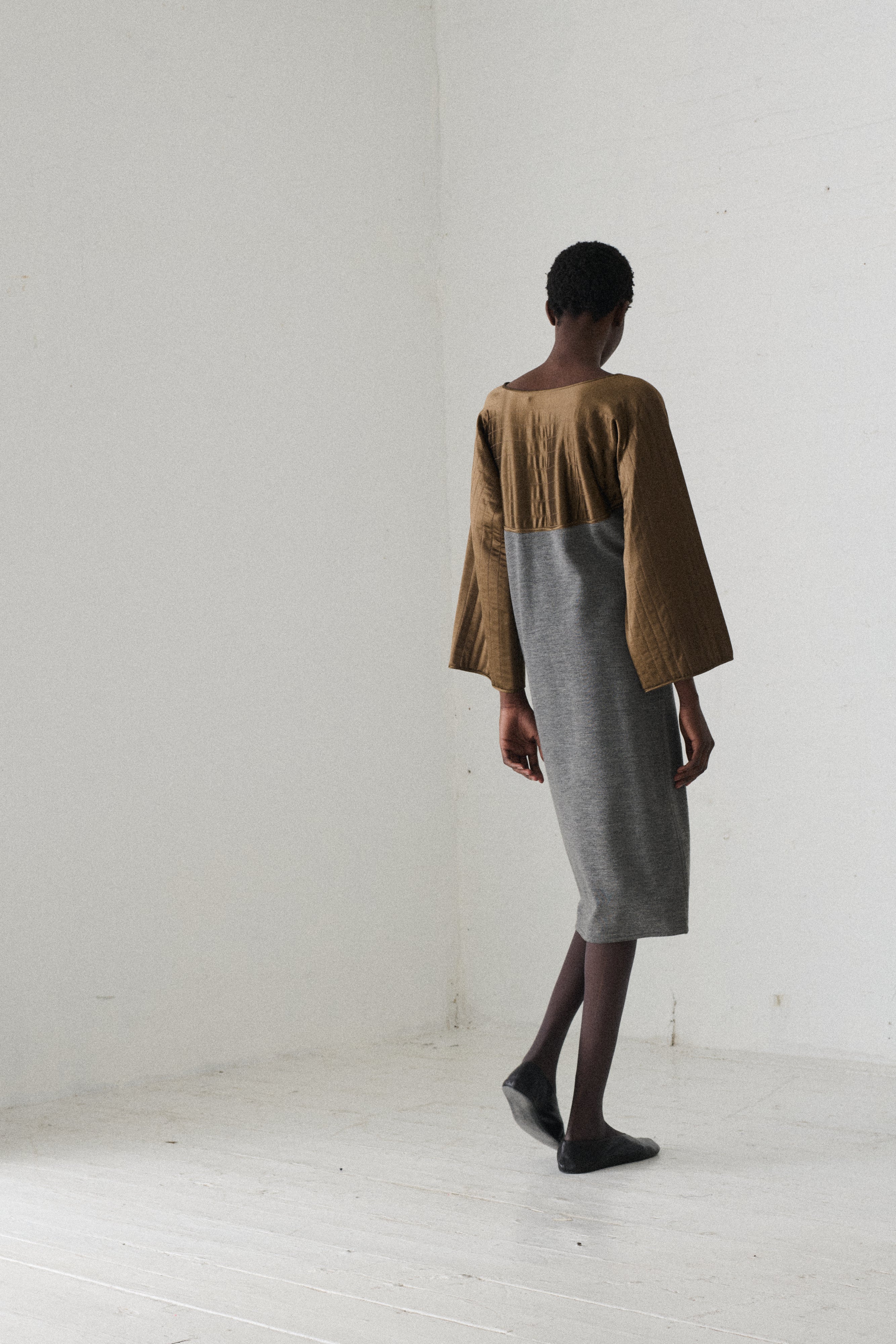 Beene Silk and Wool Dress - Image 3