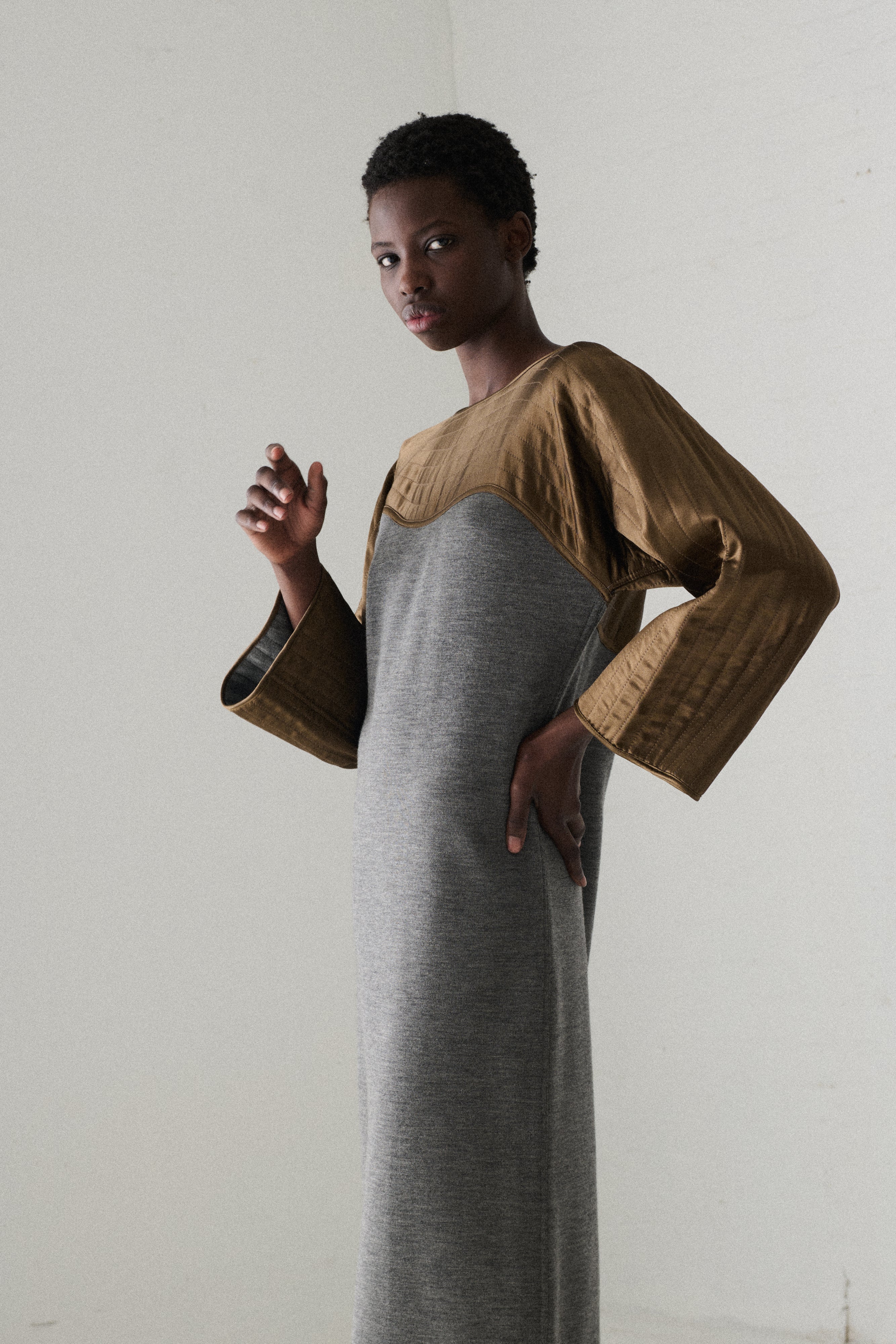 Beene Silk and Wool Dress - Image 4