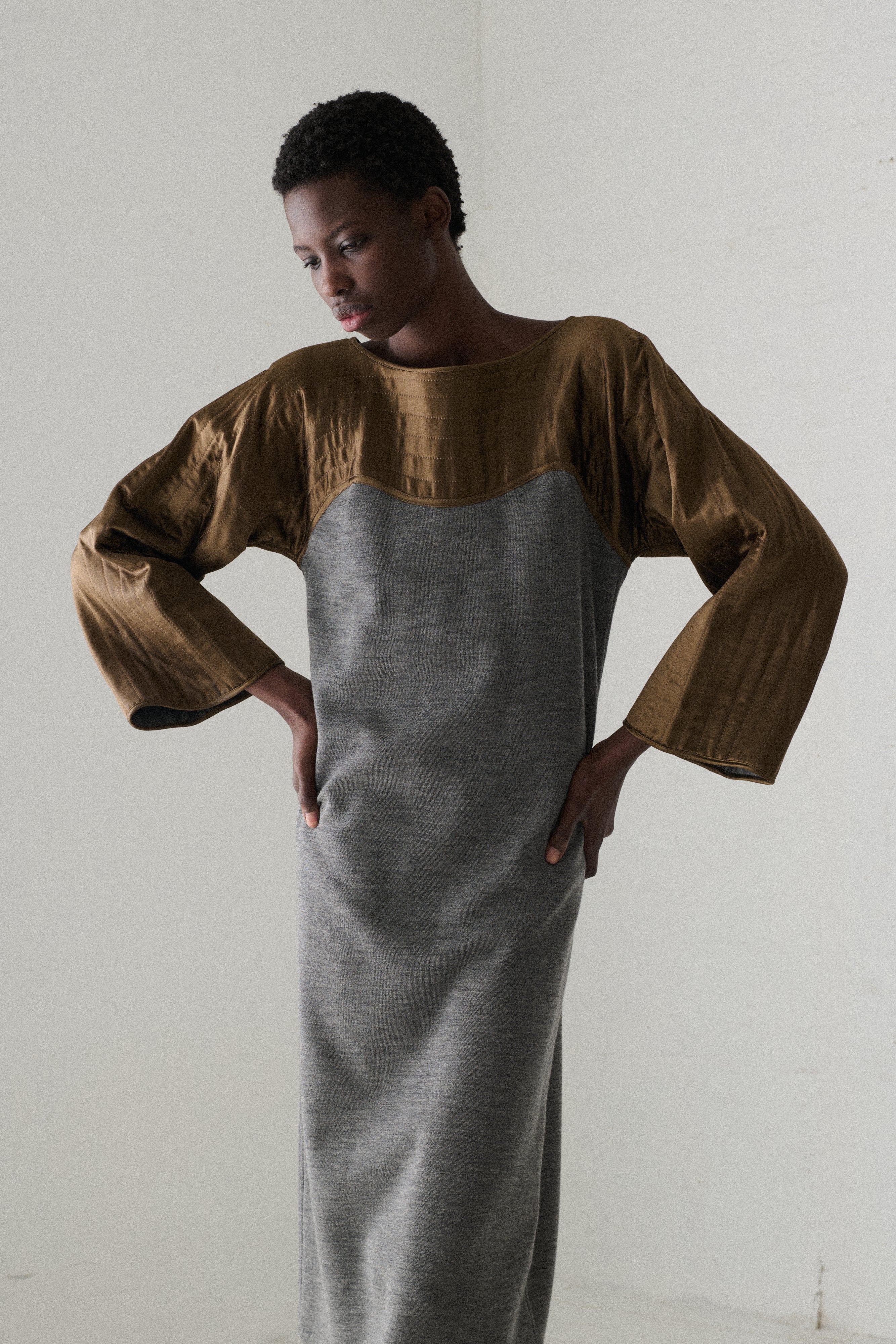 Beene Silk and Wool Dress - Image 5
