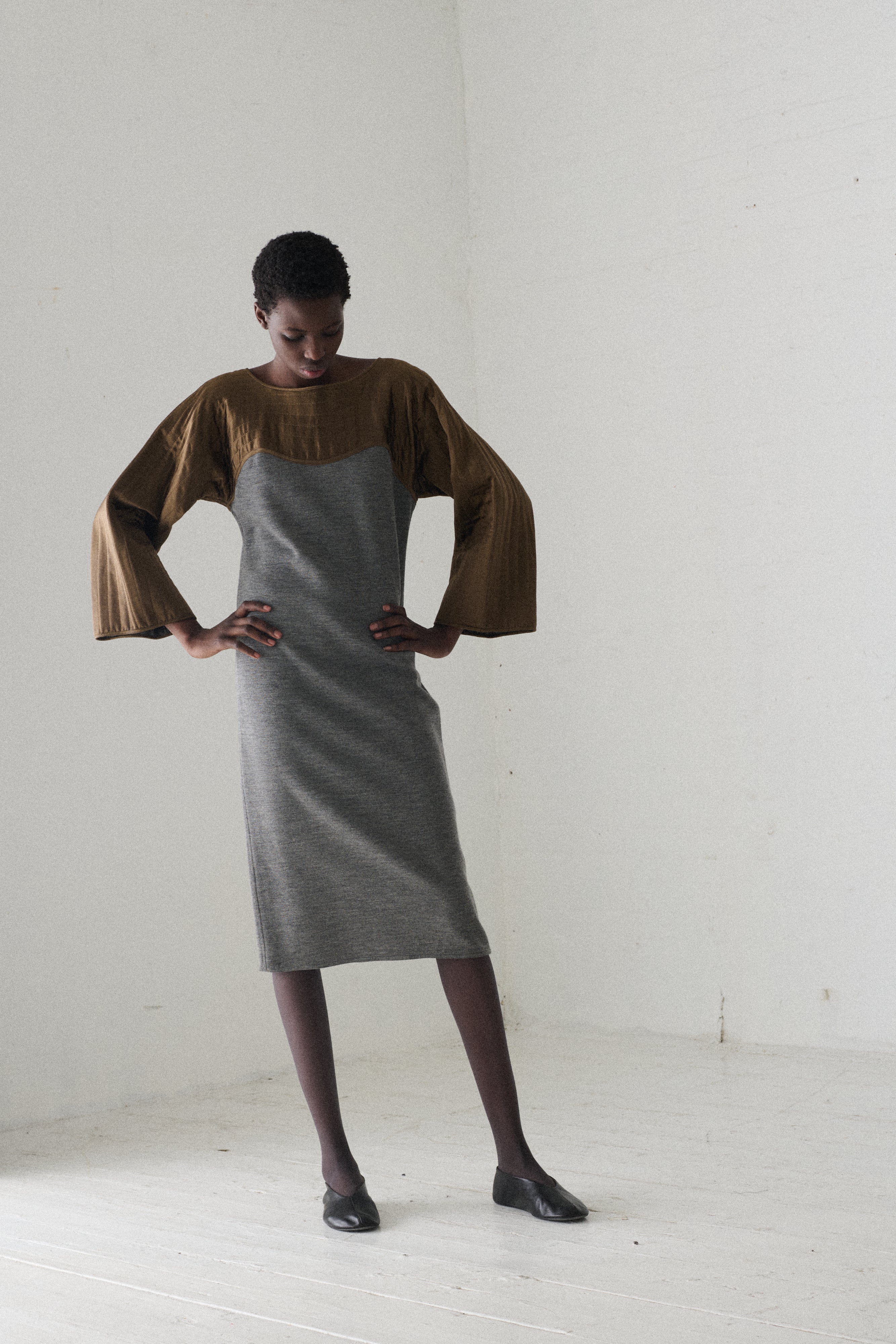 Beene Silk and Wool Dress - Image 8