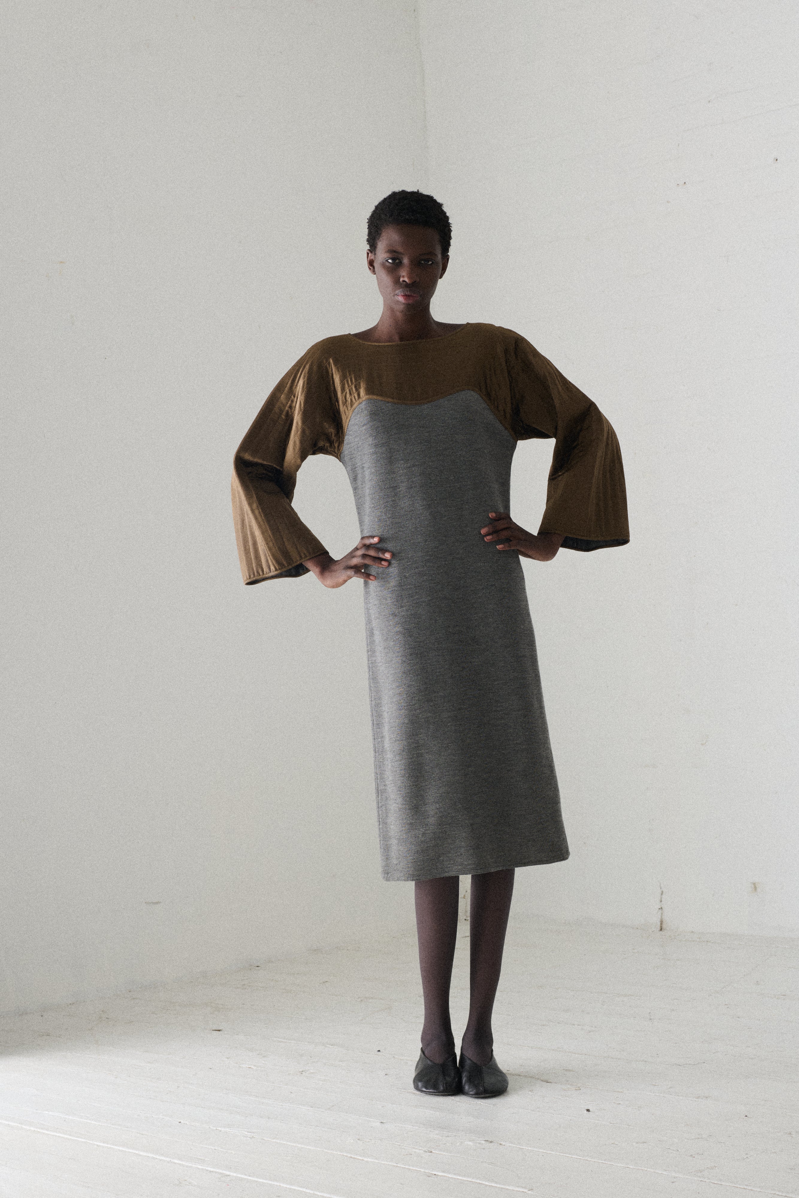 Beene Silk and Wool Dress - Image 9