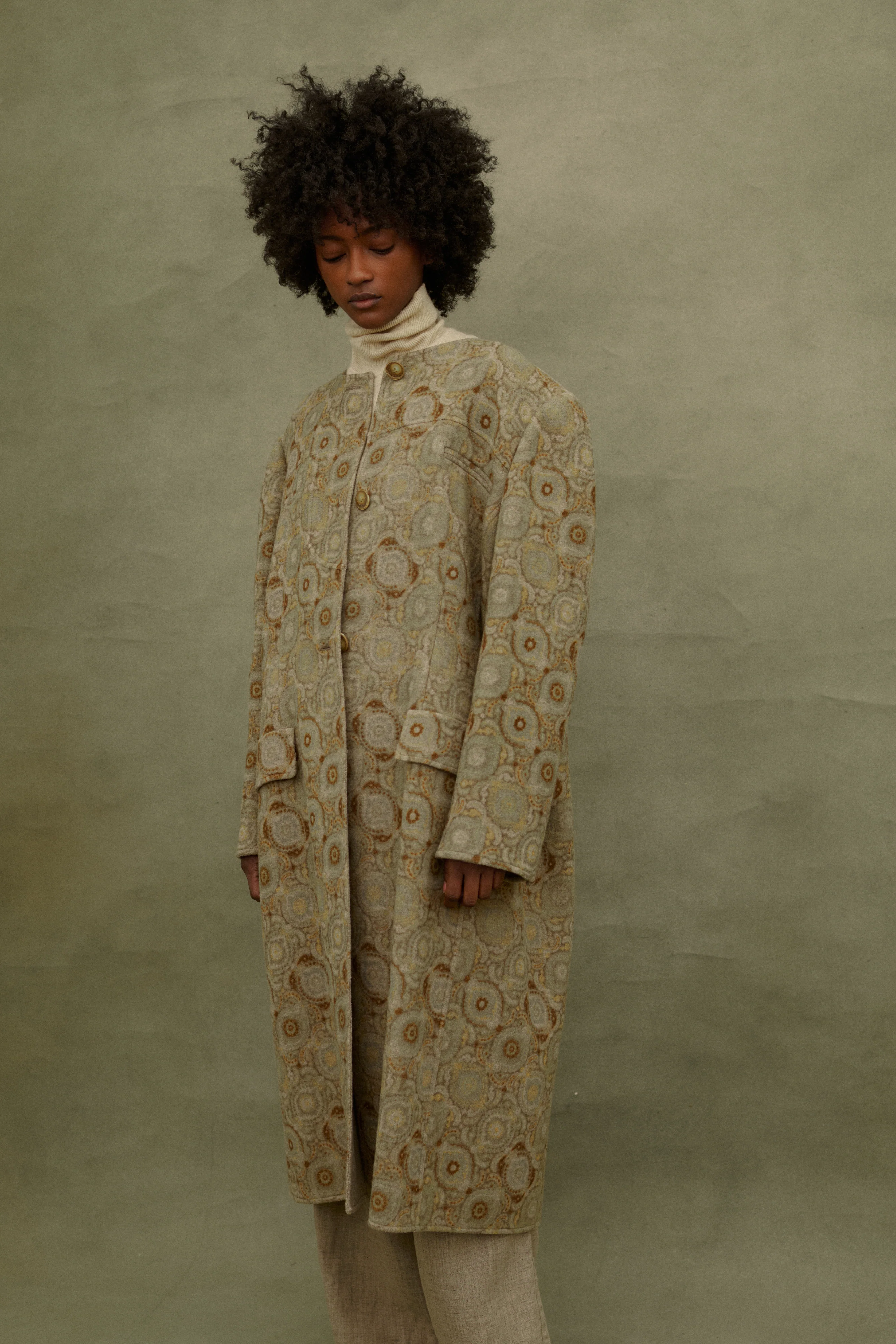 Bill Blass Wool Coat - Image 4