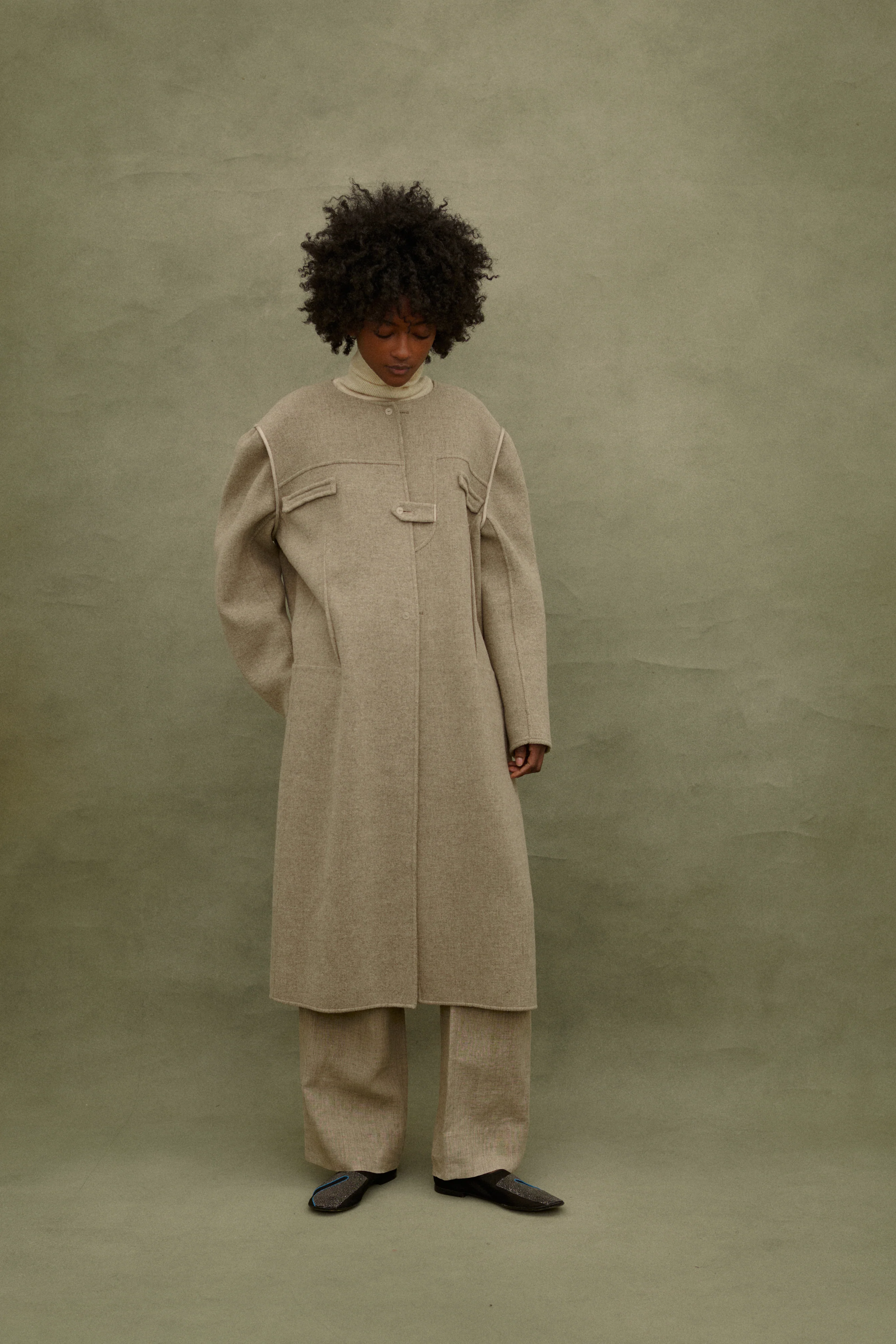 Bill Blass Wool Coat - Image 9
