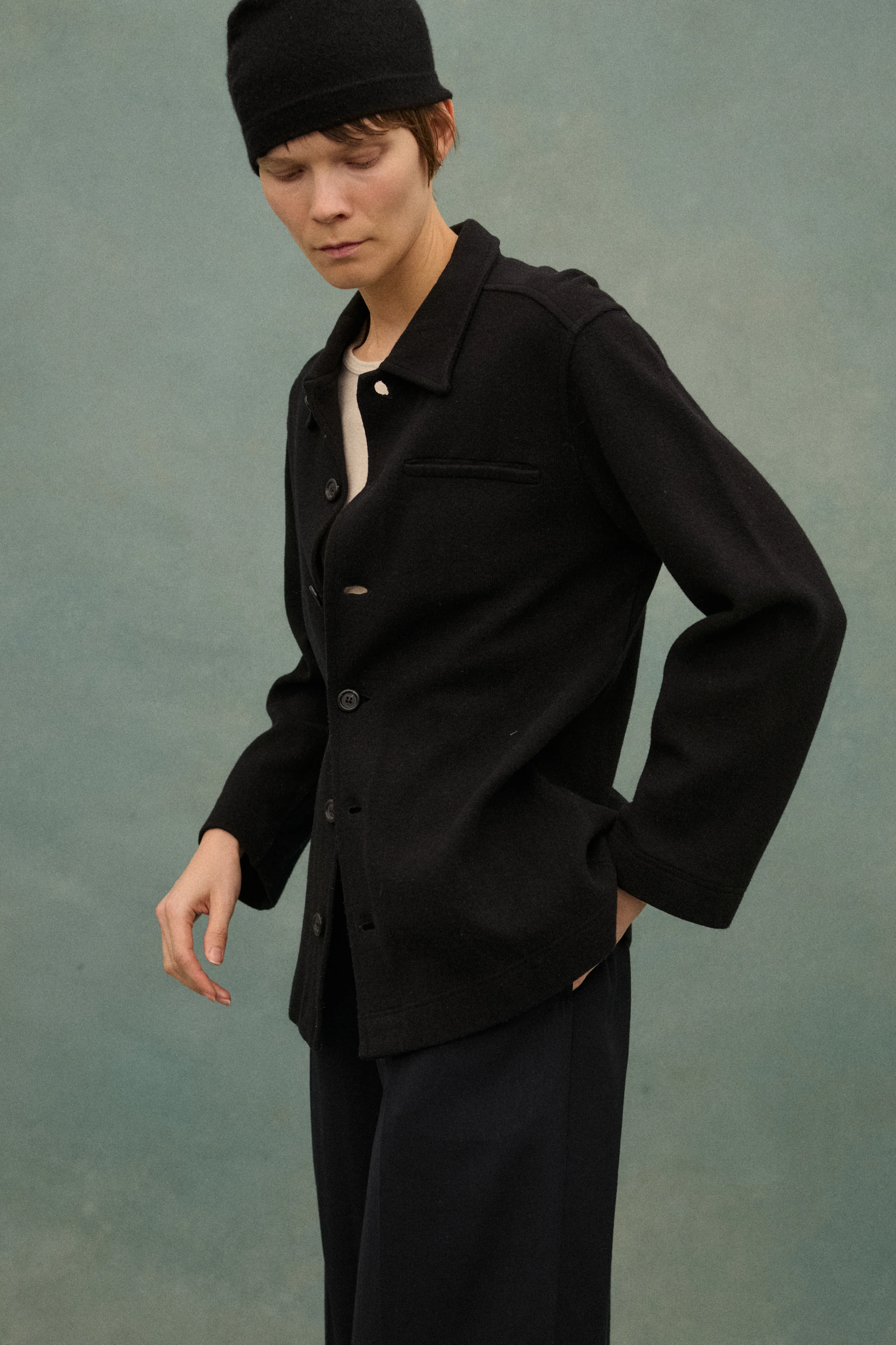 Dries Van Noten Black Chore Coat - Image 10