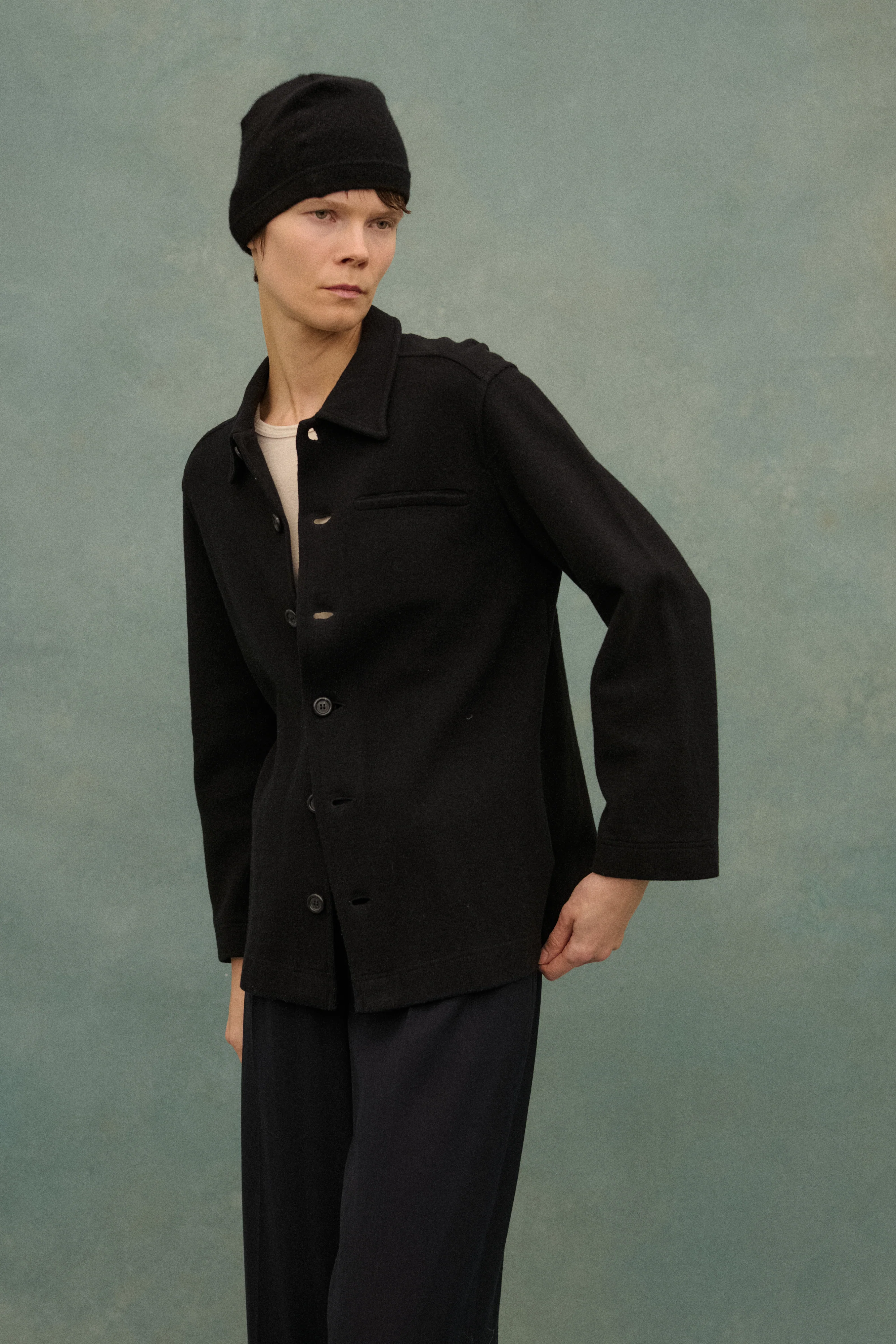 Dries Van Noten Black Chore Coat - Image 4