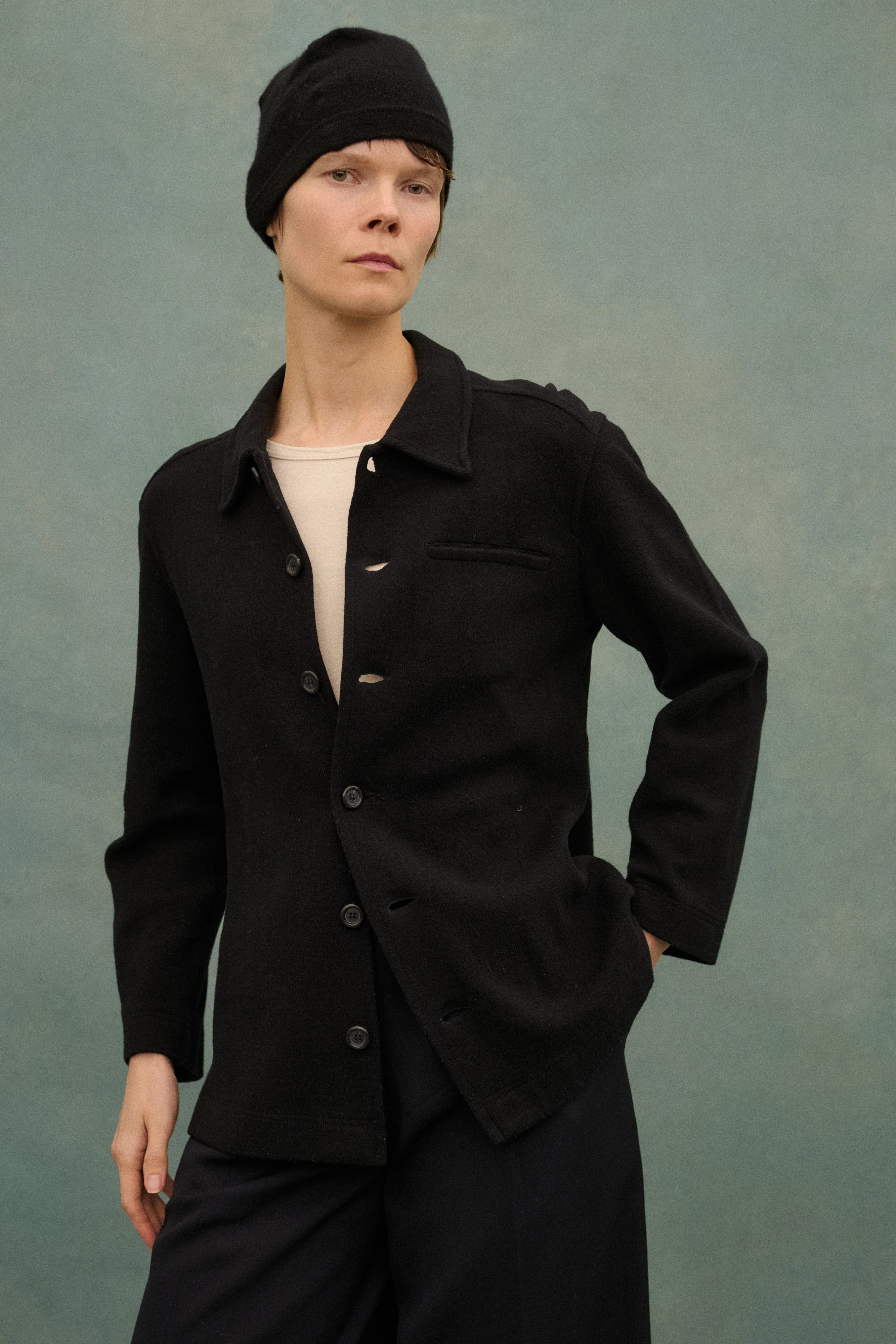 Dries Van Noten Black Chore Coat - Image 5