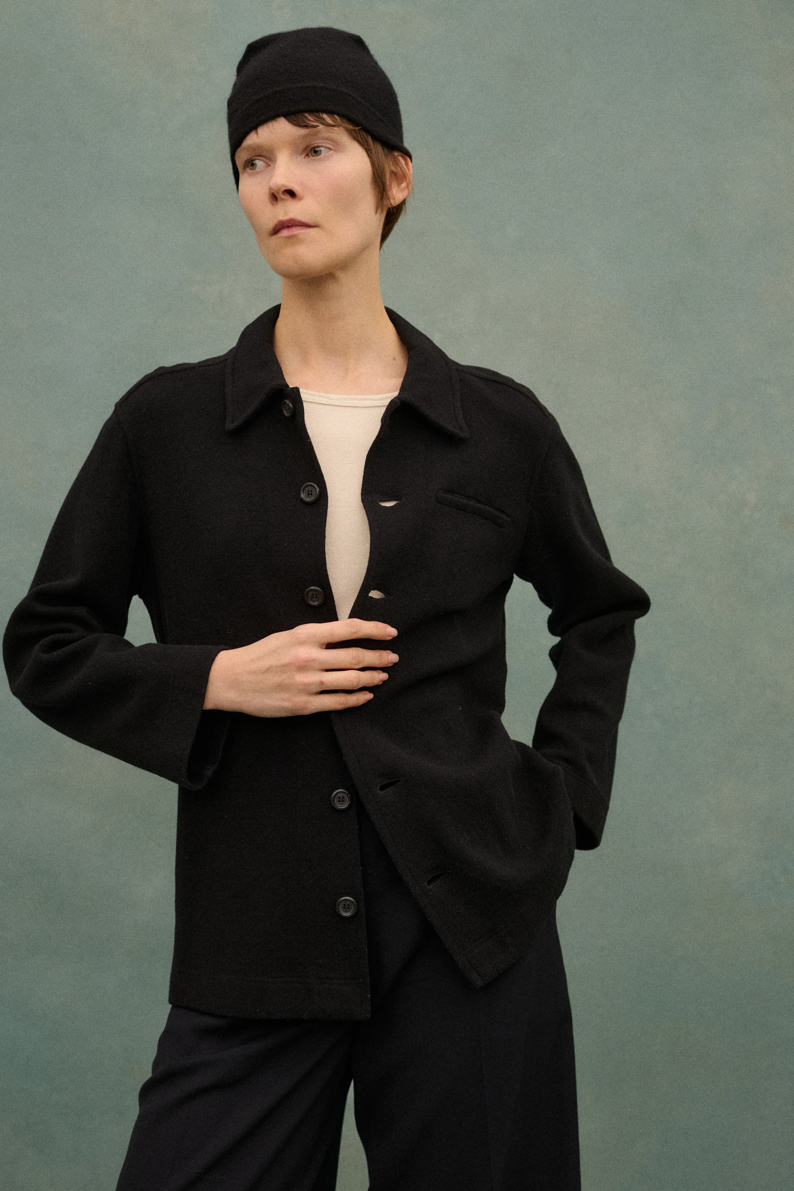 Dries Van Noten Black Chore Coat - Image 6