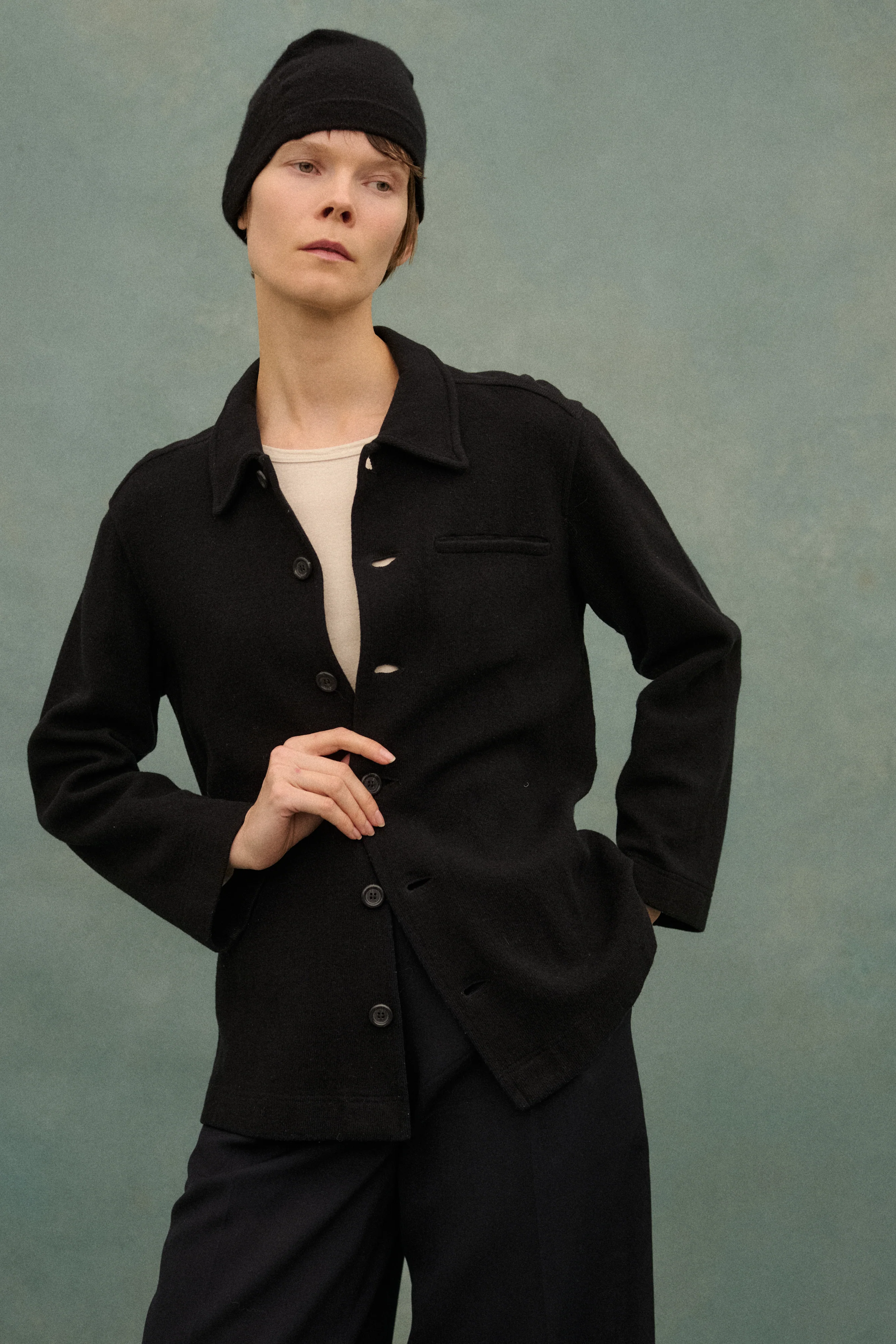 Dries Van Noten Black Chore Coat - Image 7