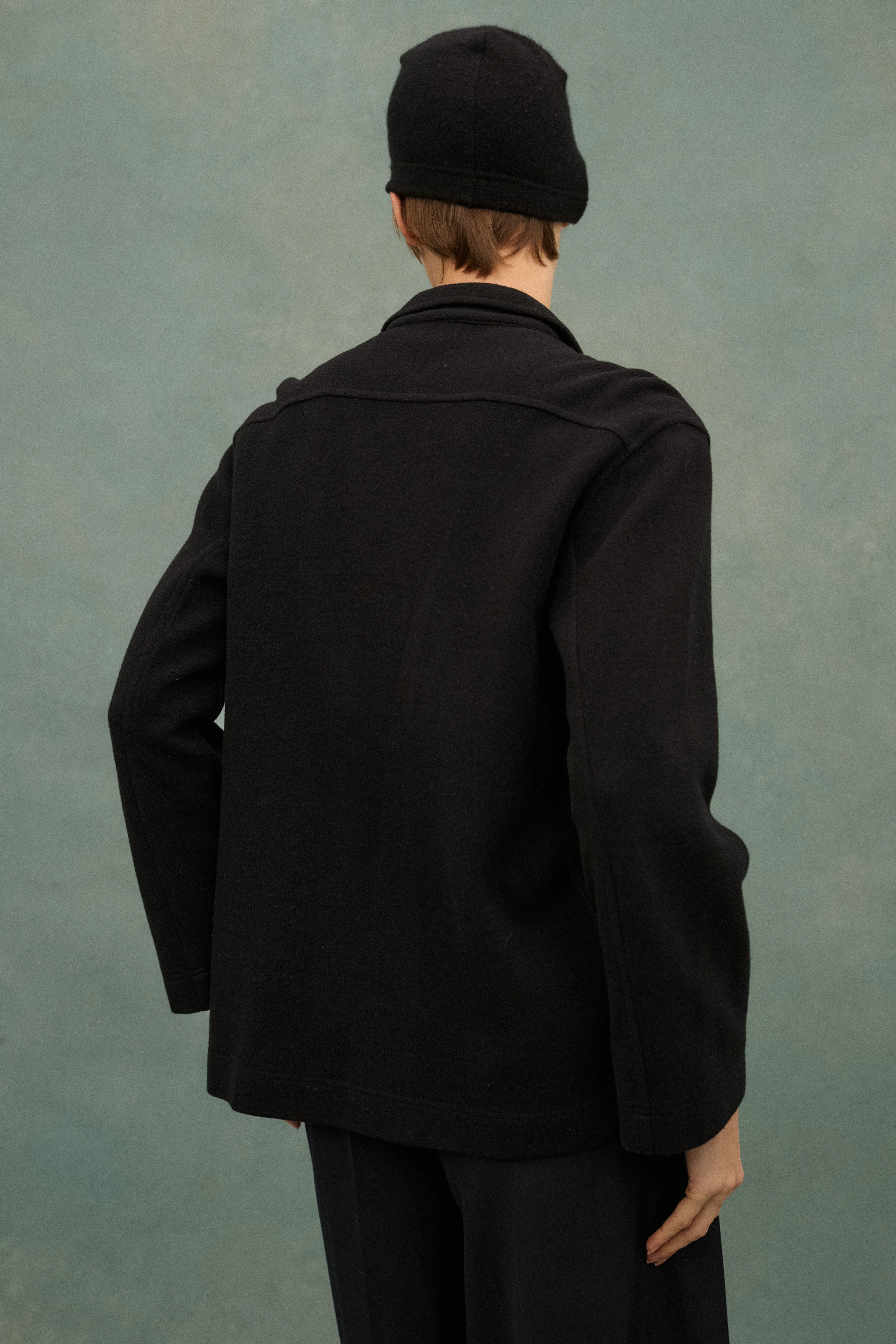 Dries Van Noten Black Chore Coat - Image 8