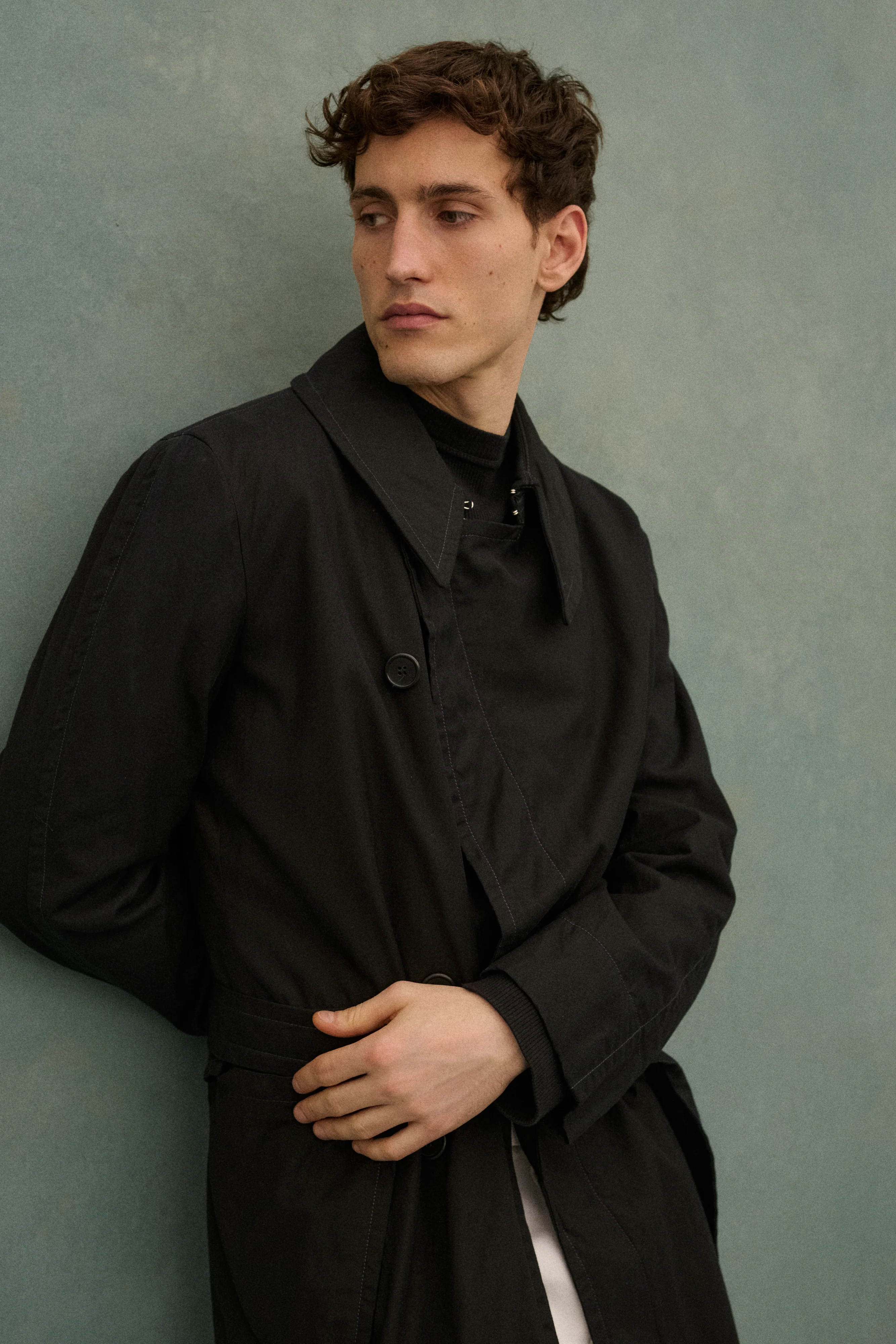 Margiela Black Trench Coat - Image 15
