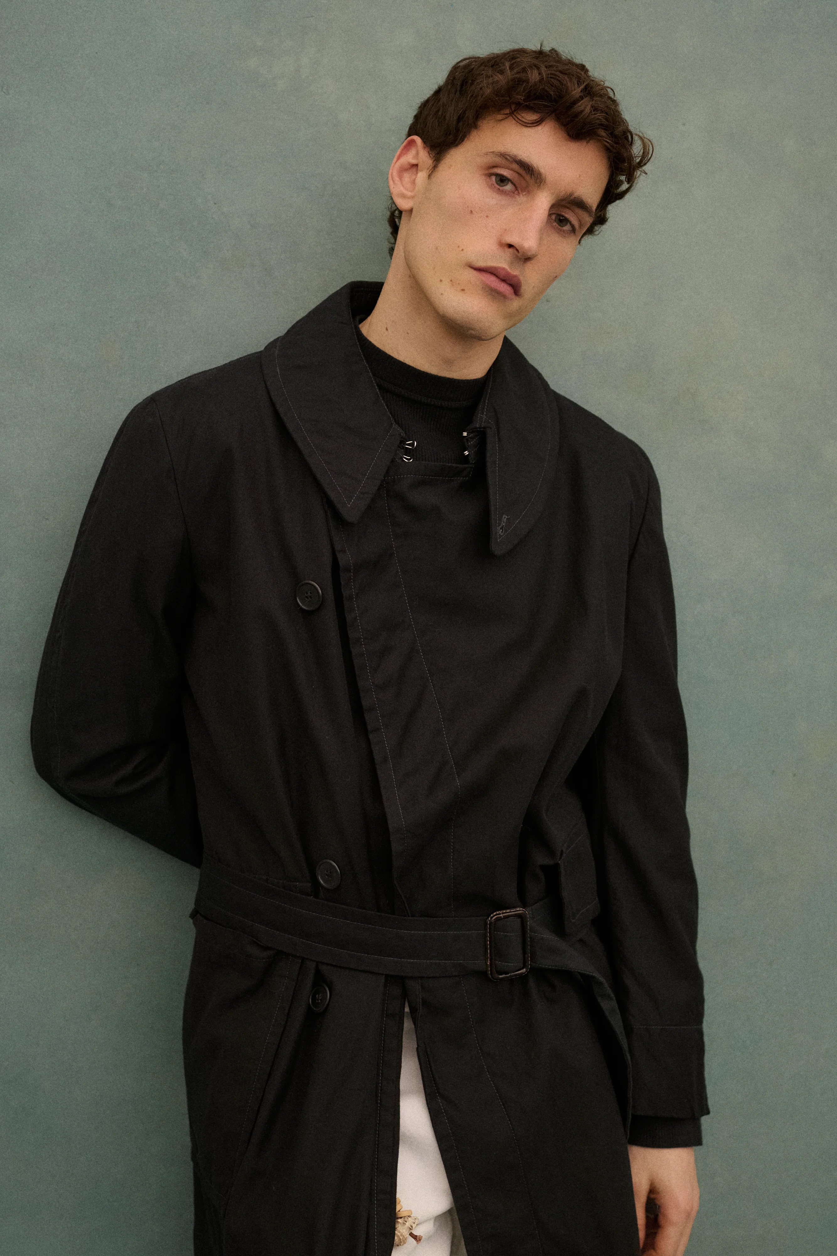 Margiela Black Trench Coat - Image 16
