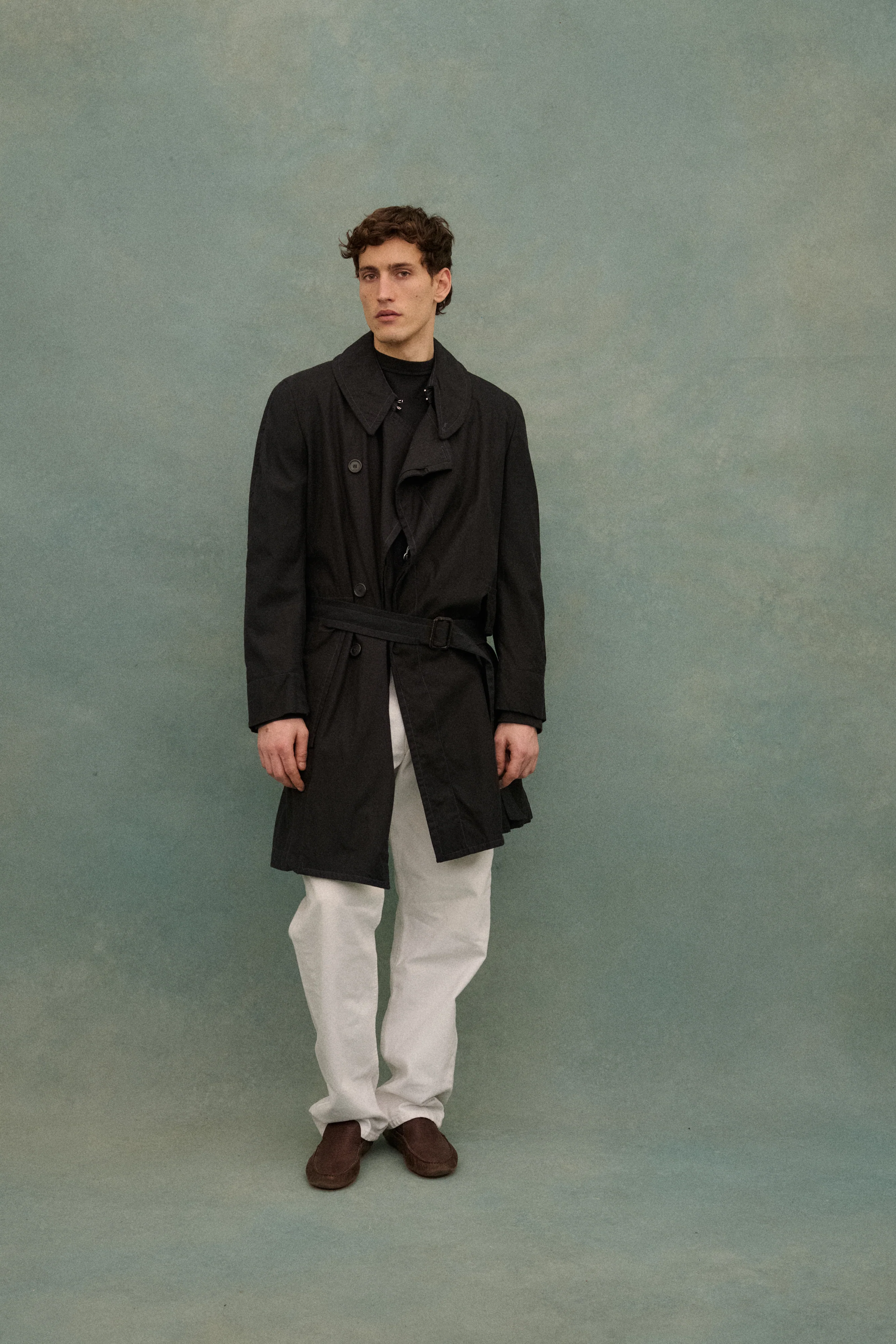 Margiela Black Trench Coat - Image 17