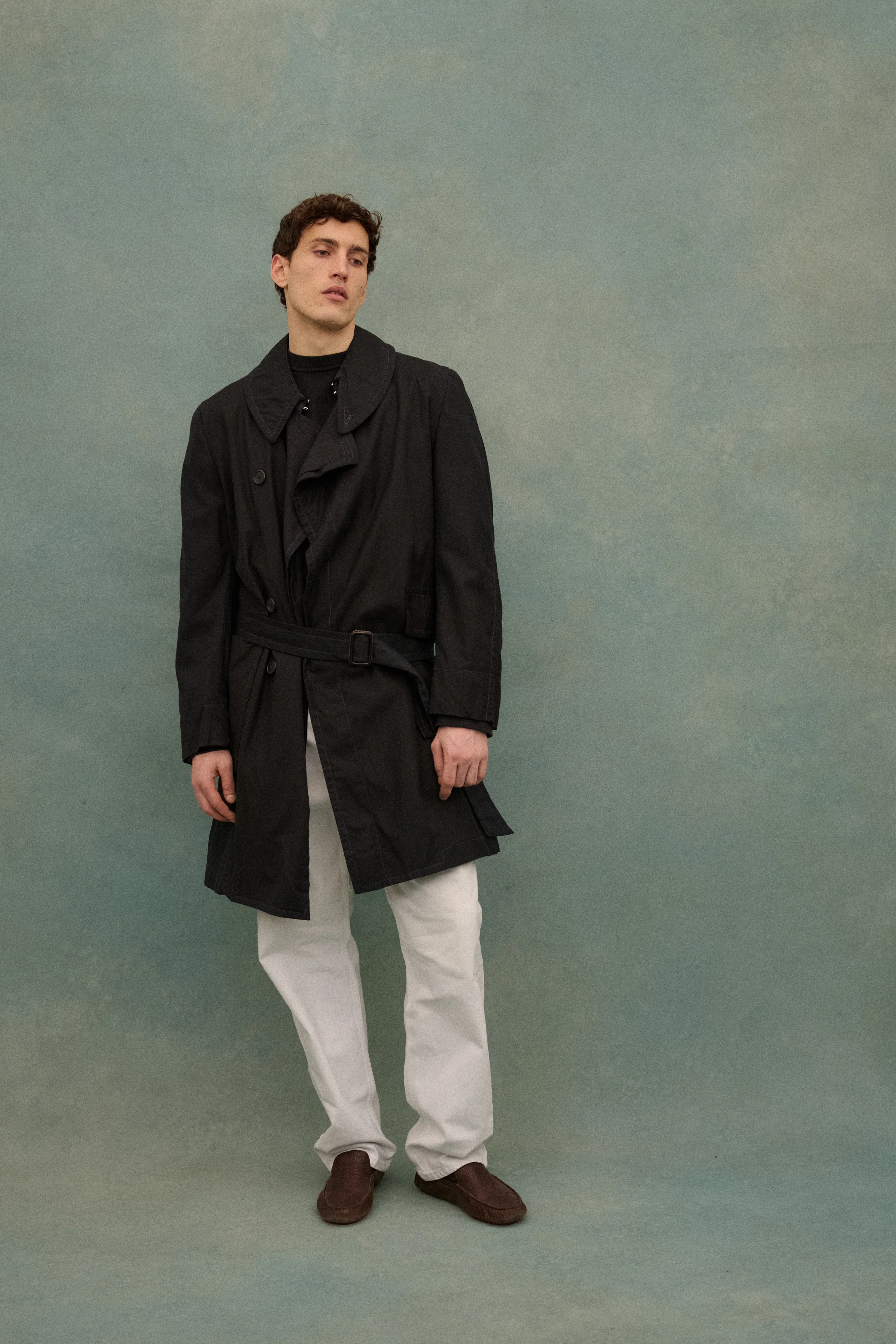Margiela Black Trench Coat - Image 5