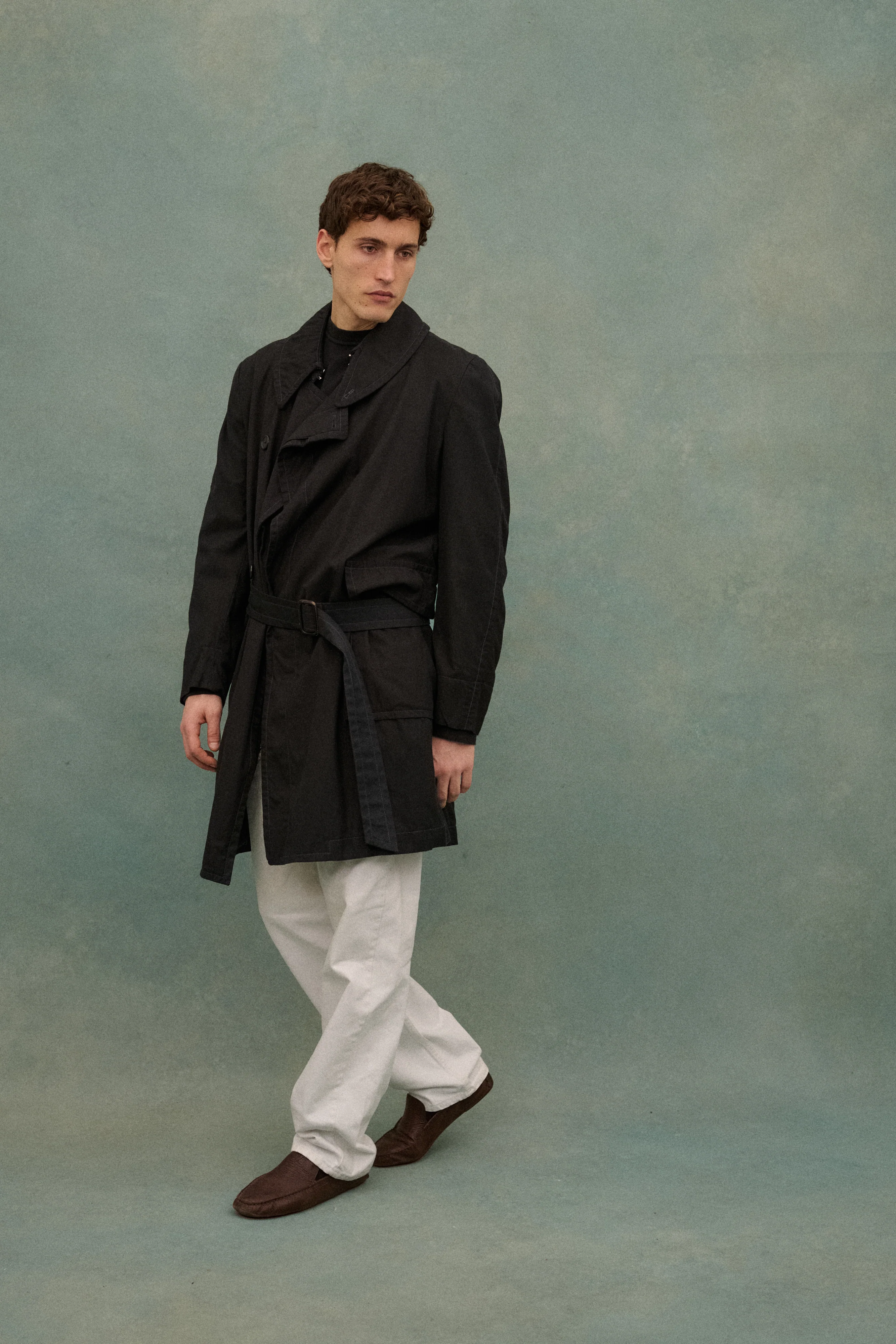 Margiela Black Trench Coat - Image 9