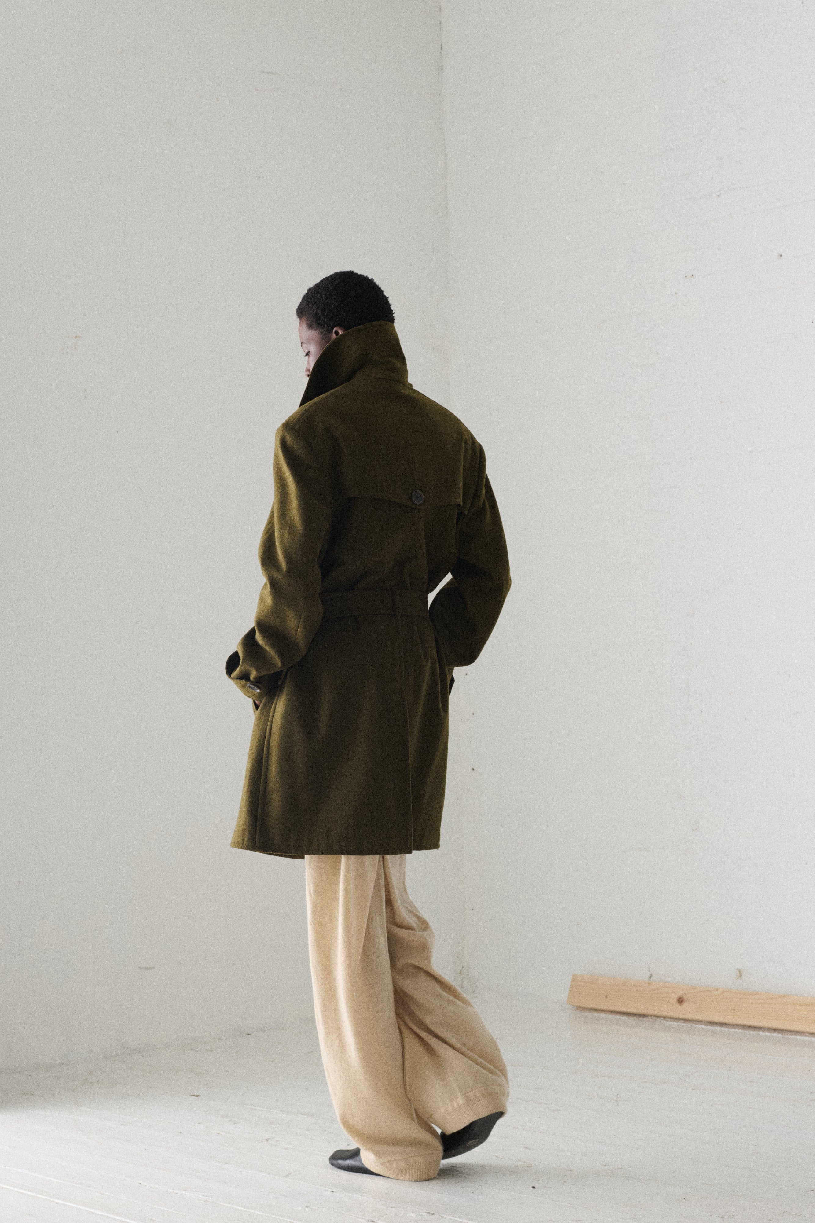 Bottega Veneta Green Wool Coat - Image 11