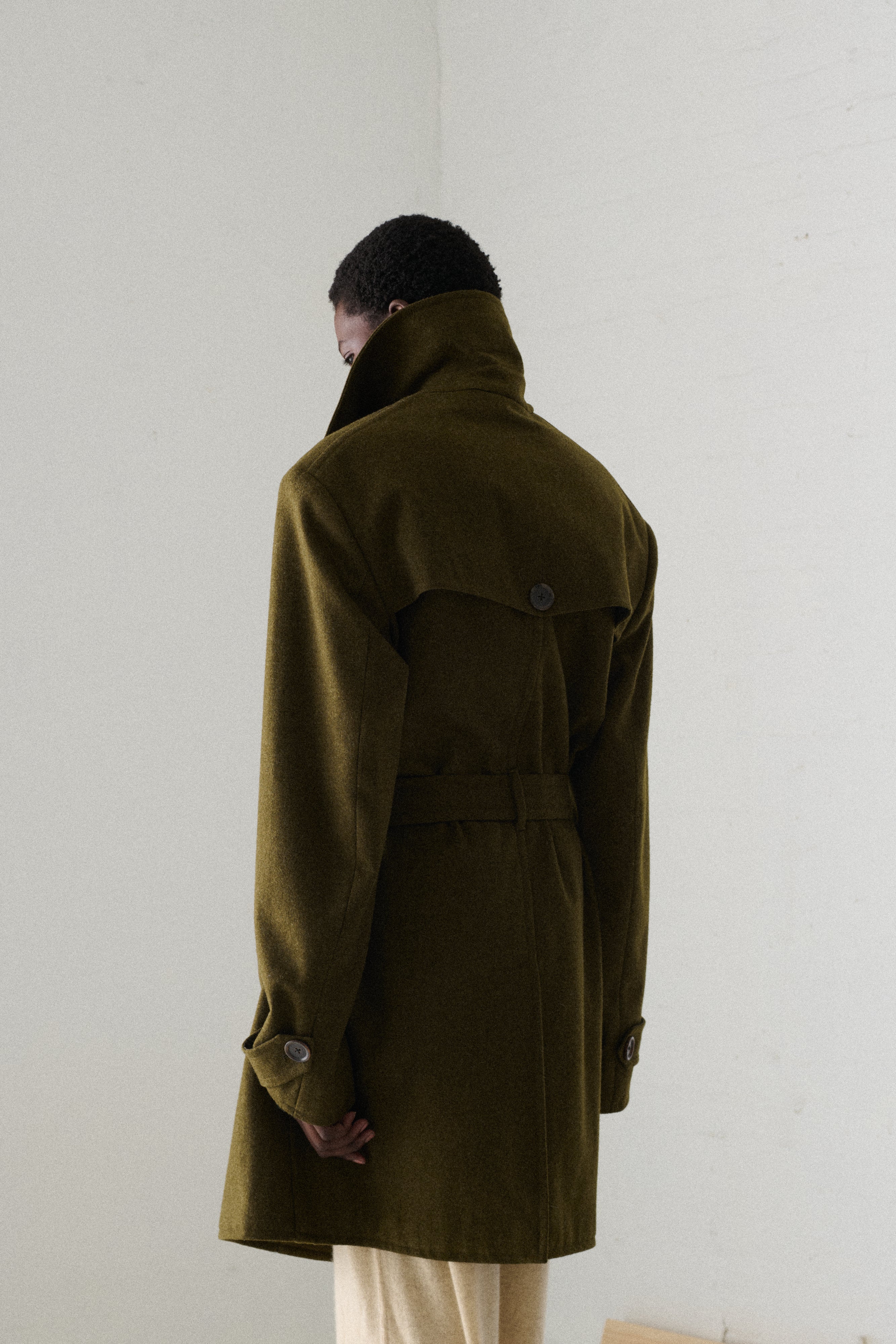 Bottega Veneta Green Wool Coat - Image 19