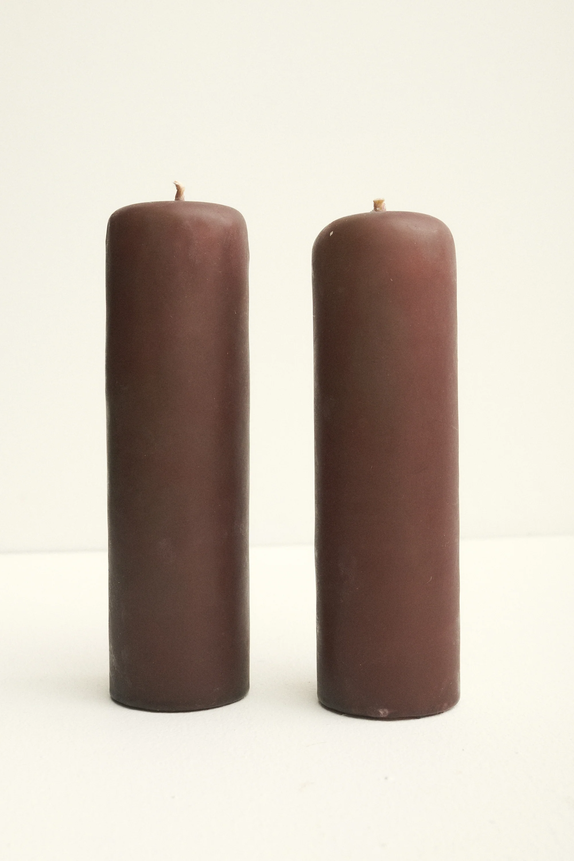 Brown Beeswax Pillar Candle - Image 4