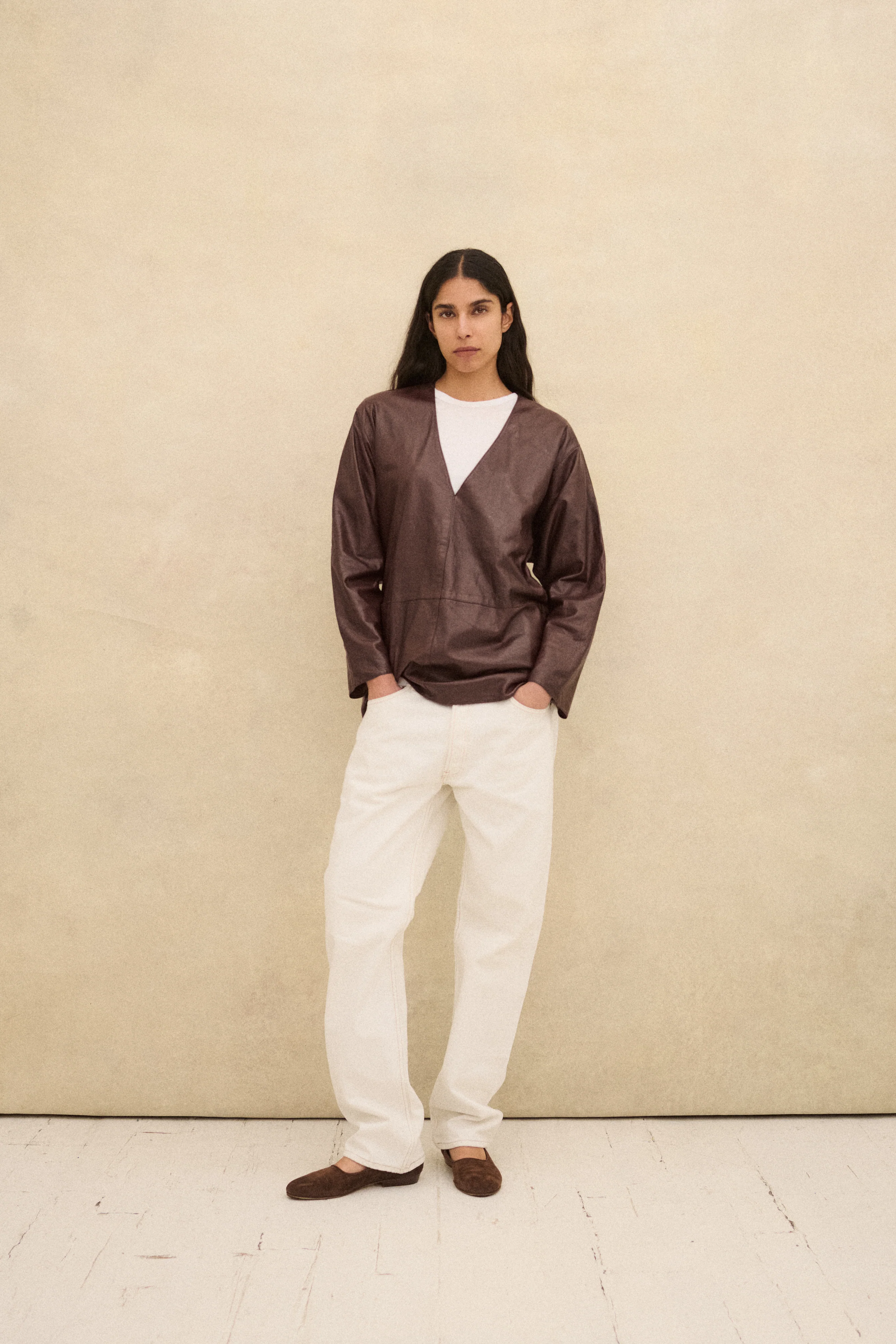 Calvin Klein Leather Top - Image 15
