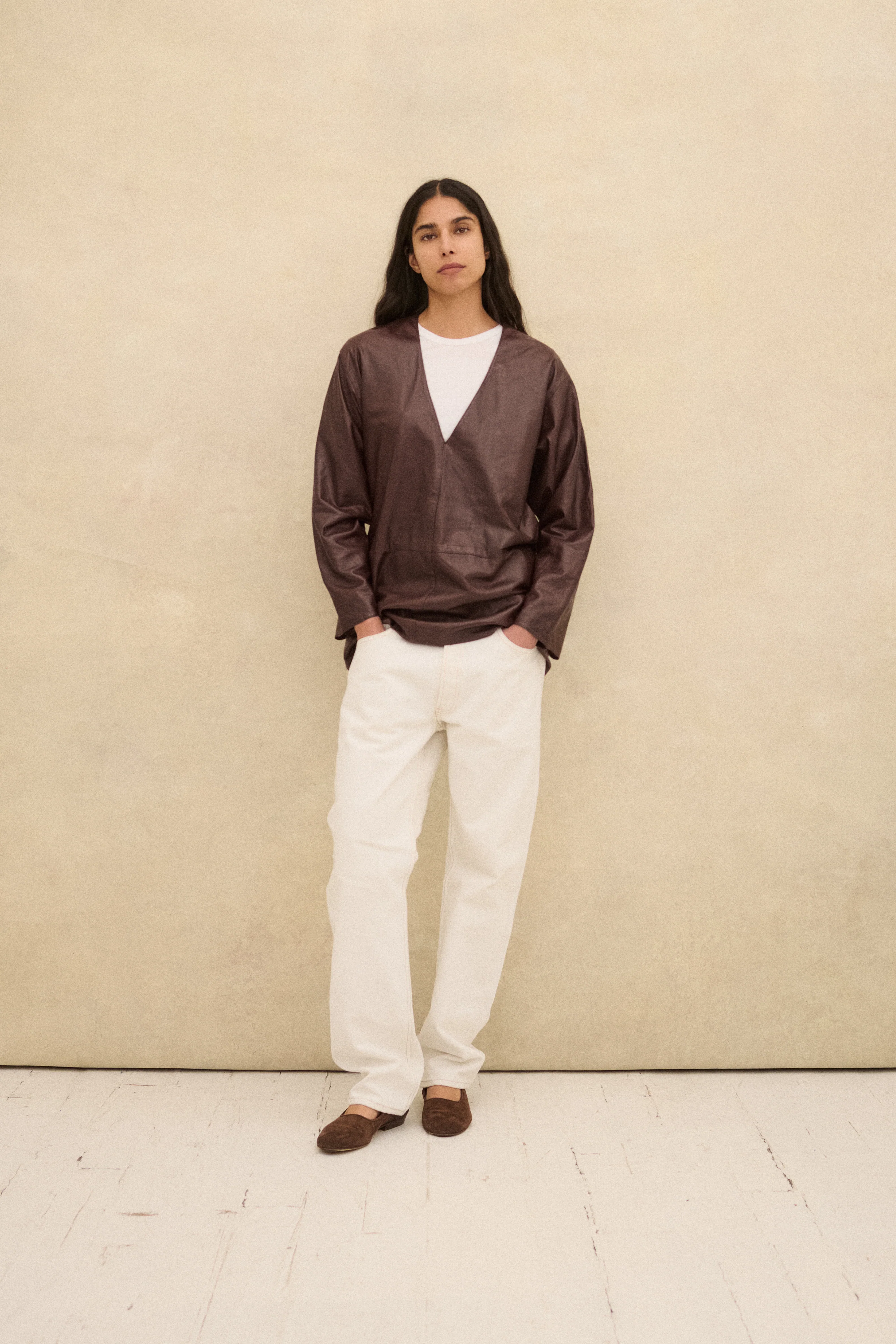 Calvin Klein Leather Top - Image 5