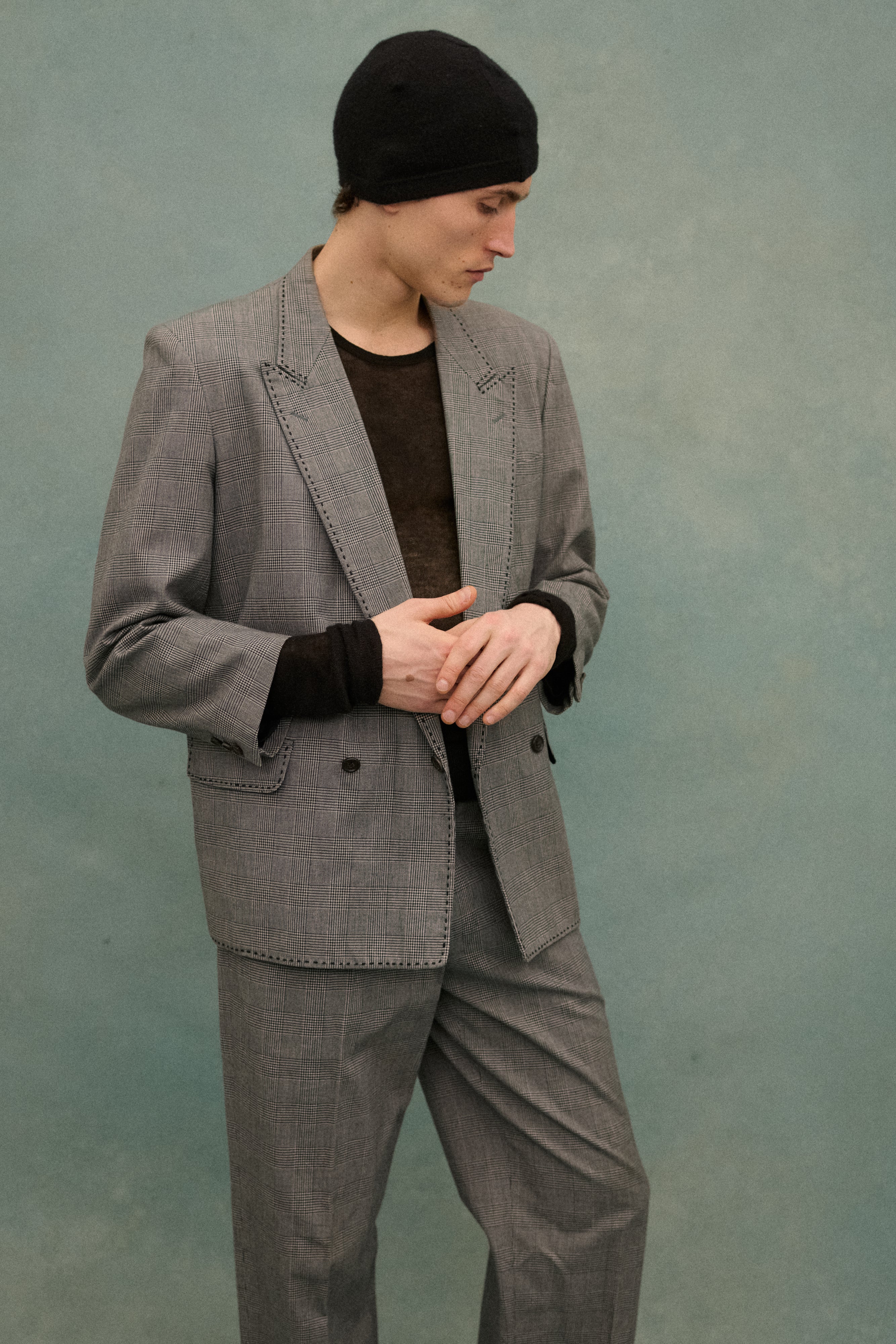 Comme des Garçons Glen Check Suit - Image 27