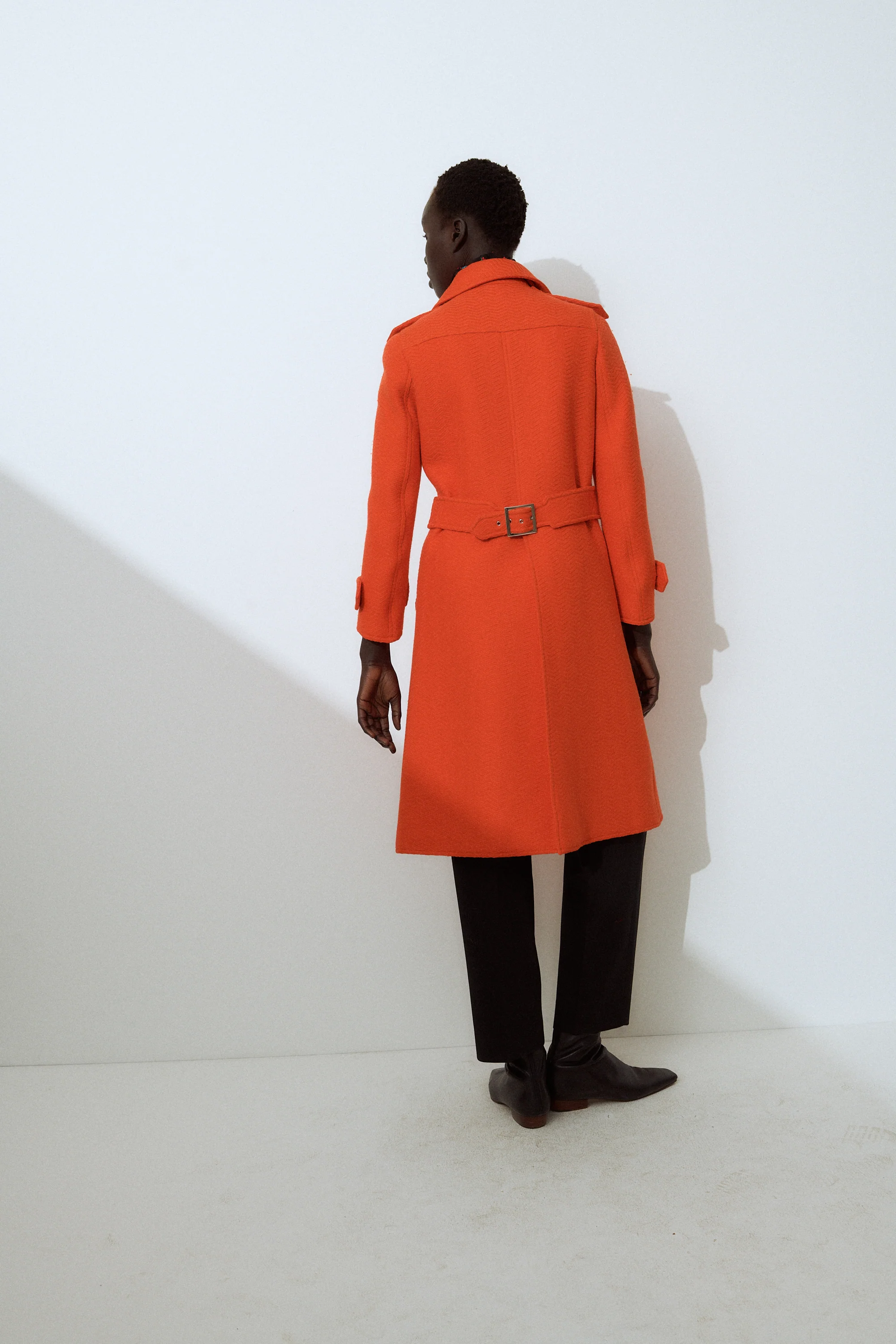 Courreges Orange Coat - Image 3