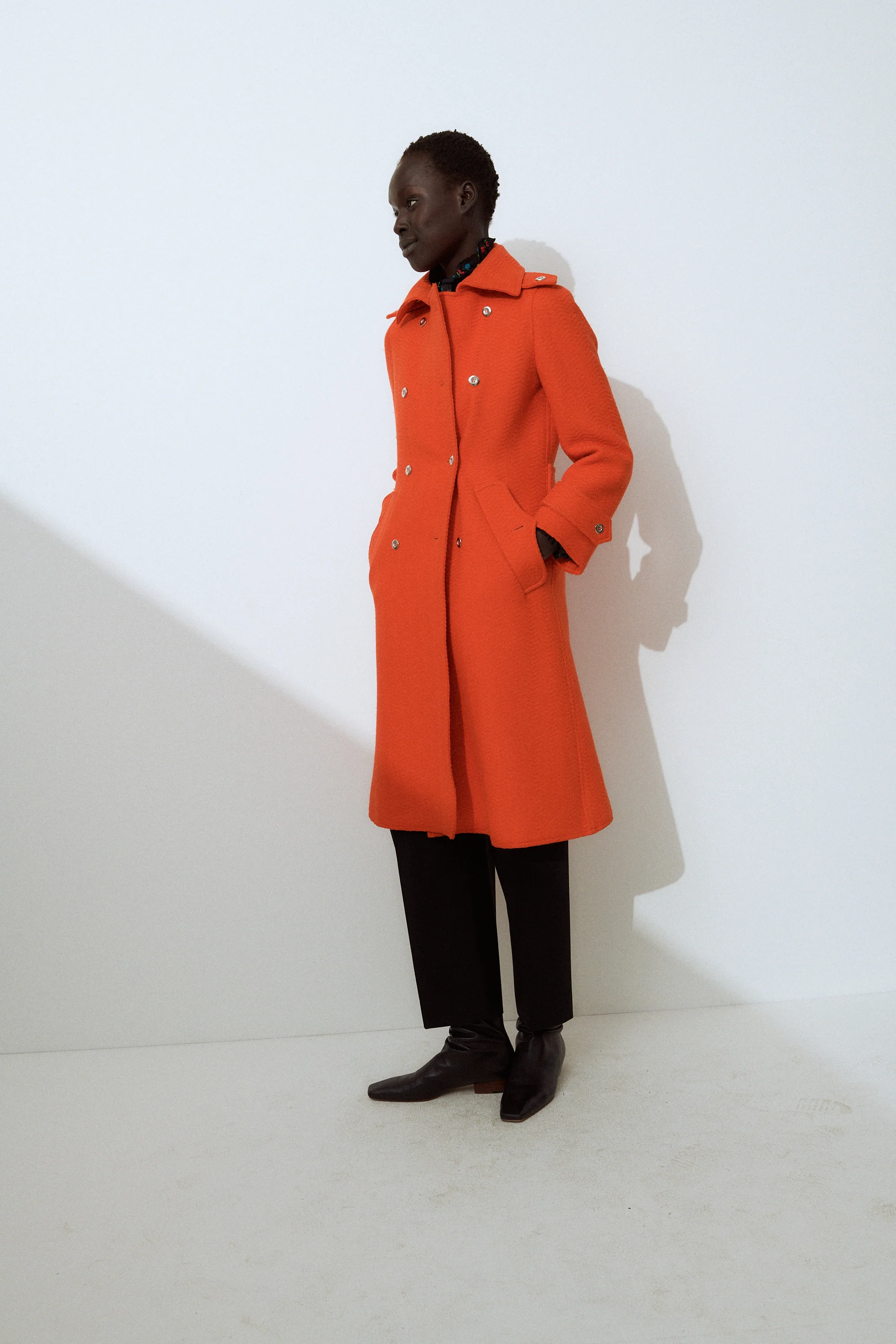 Courreges Orange Coat - Image 6