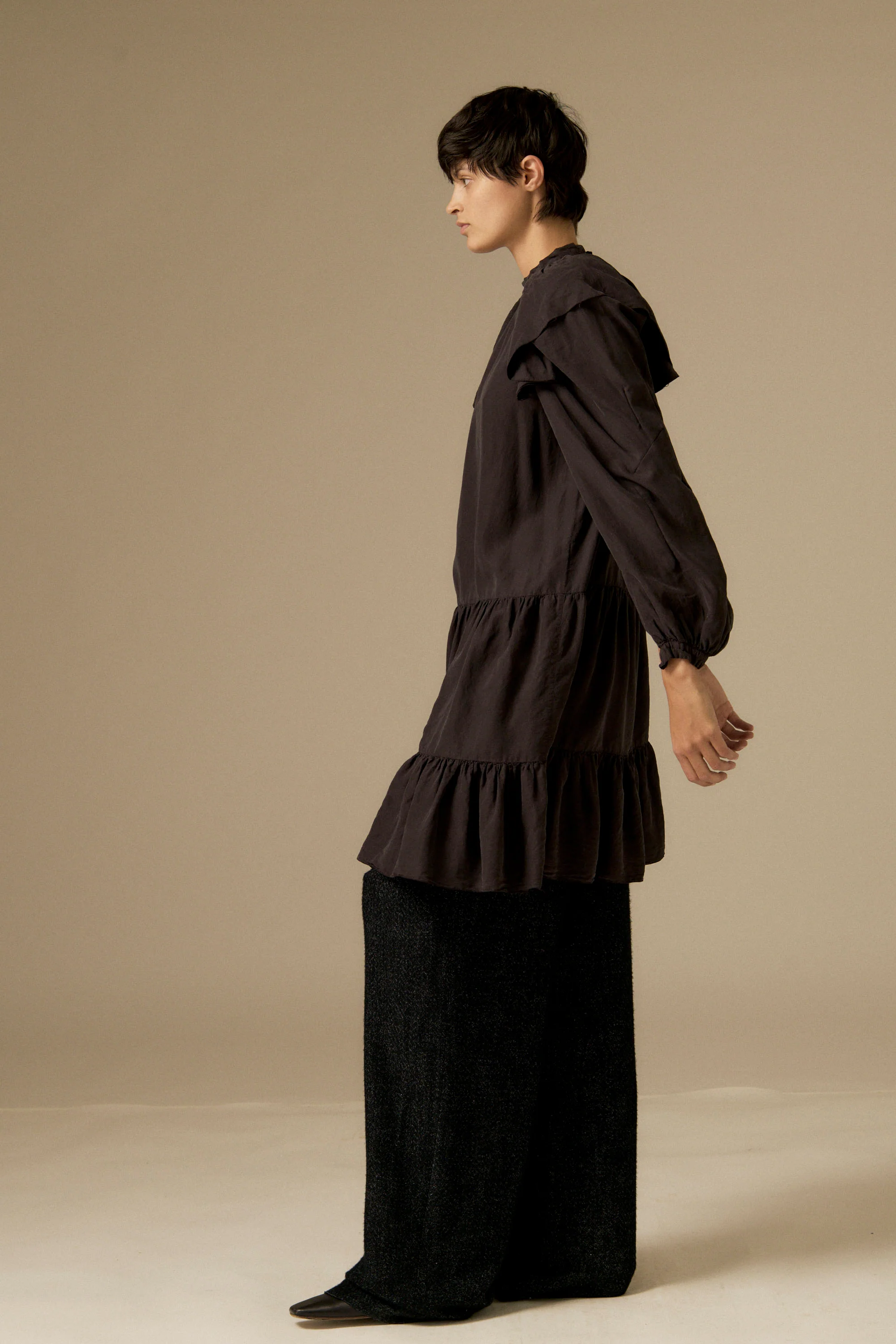 Dior Black Silk Dress - Image 6