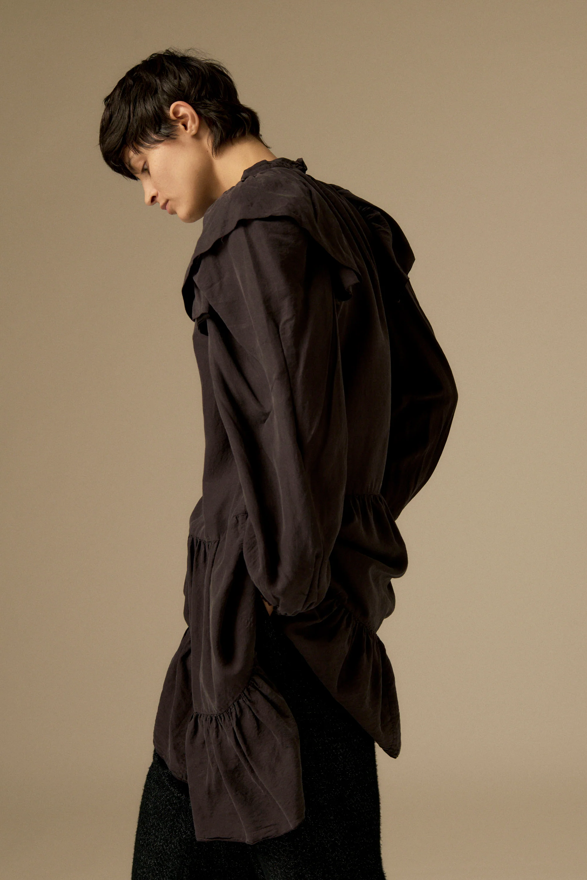 Dior Black Silk Dress - Image 9
