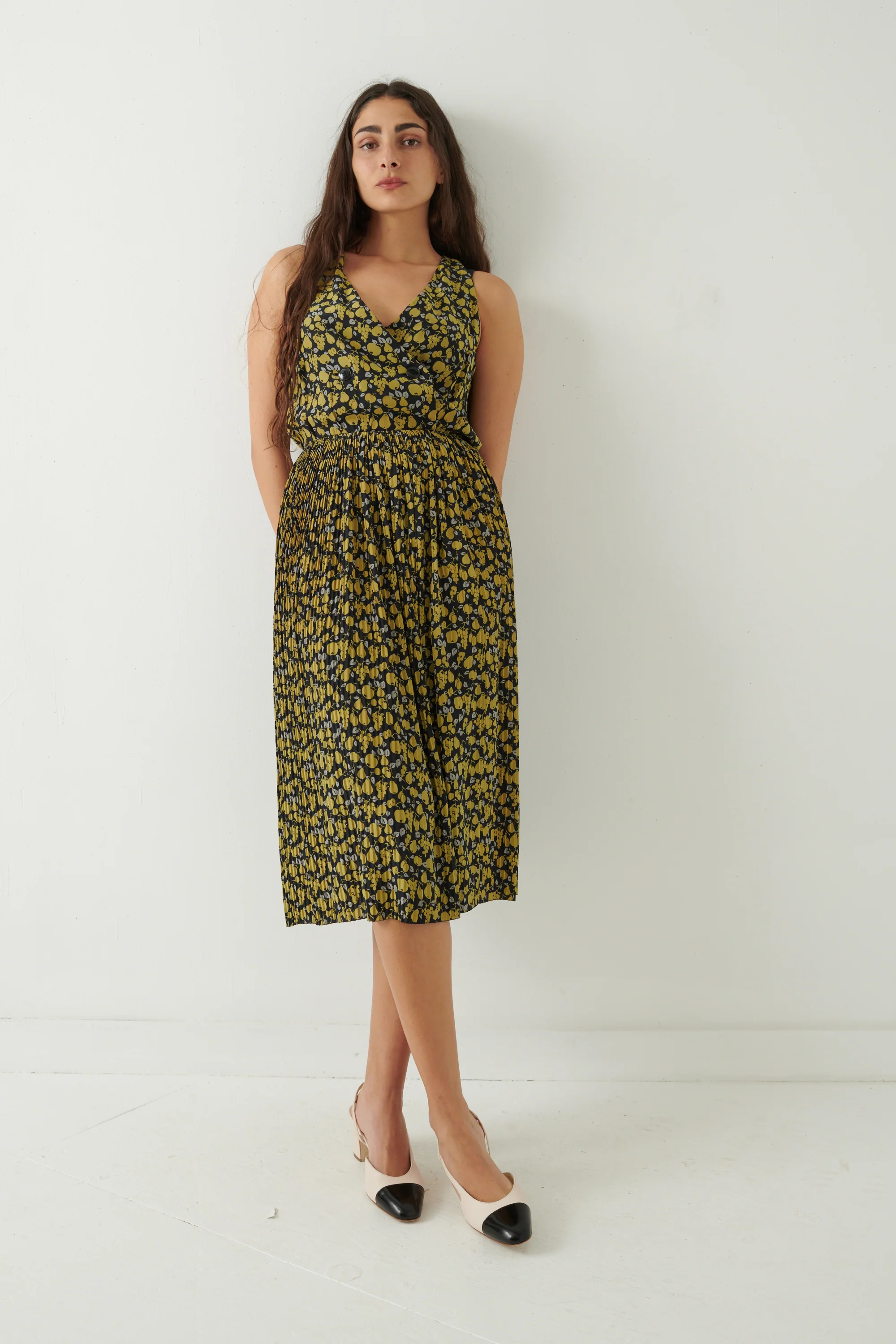 1970s Christian Dior Silk Dress - Image 3
