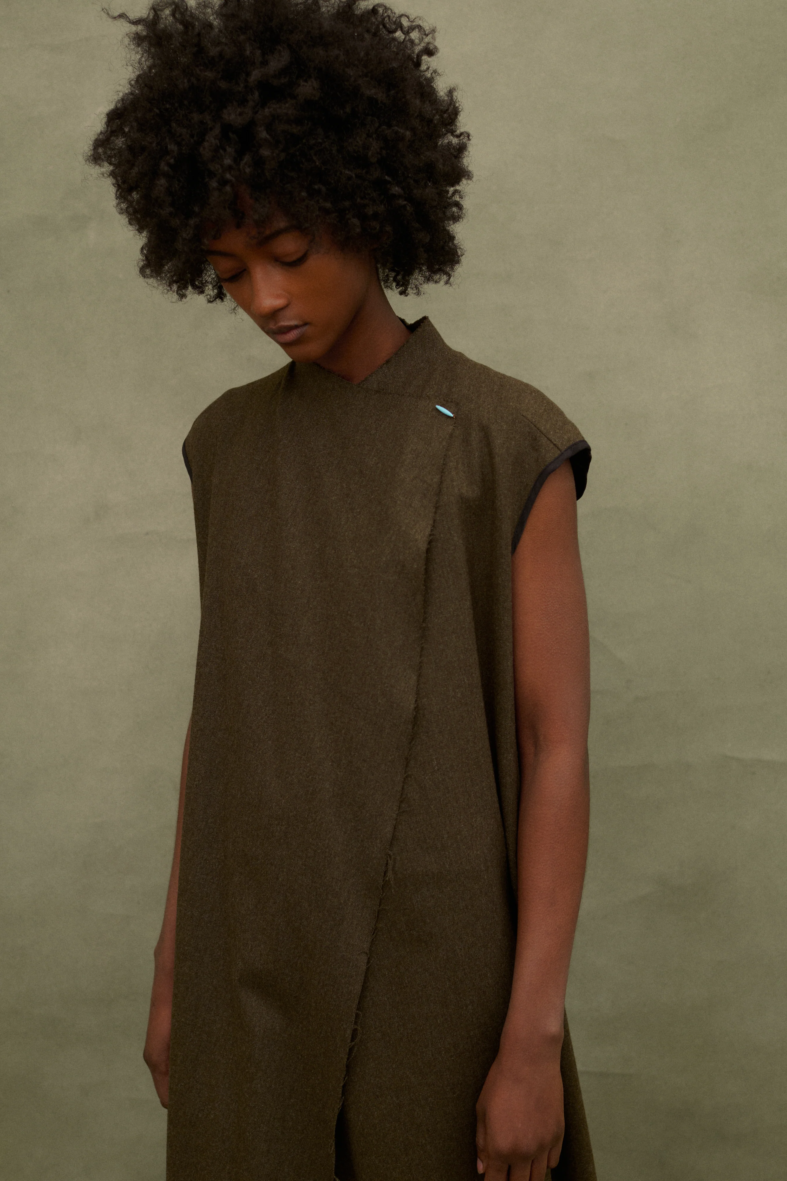 Dries Van Noten Raw Hem Tunic - Image 6
