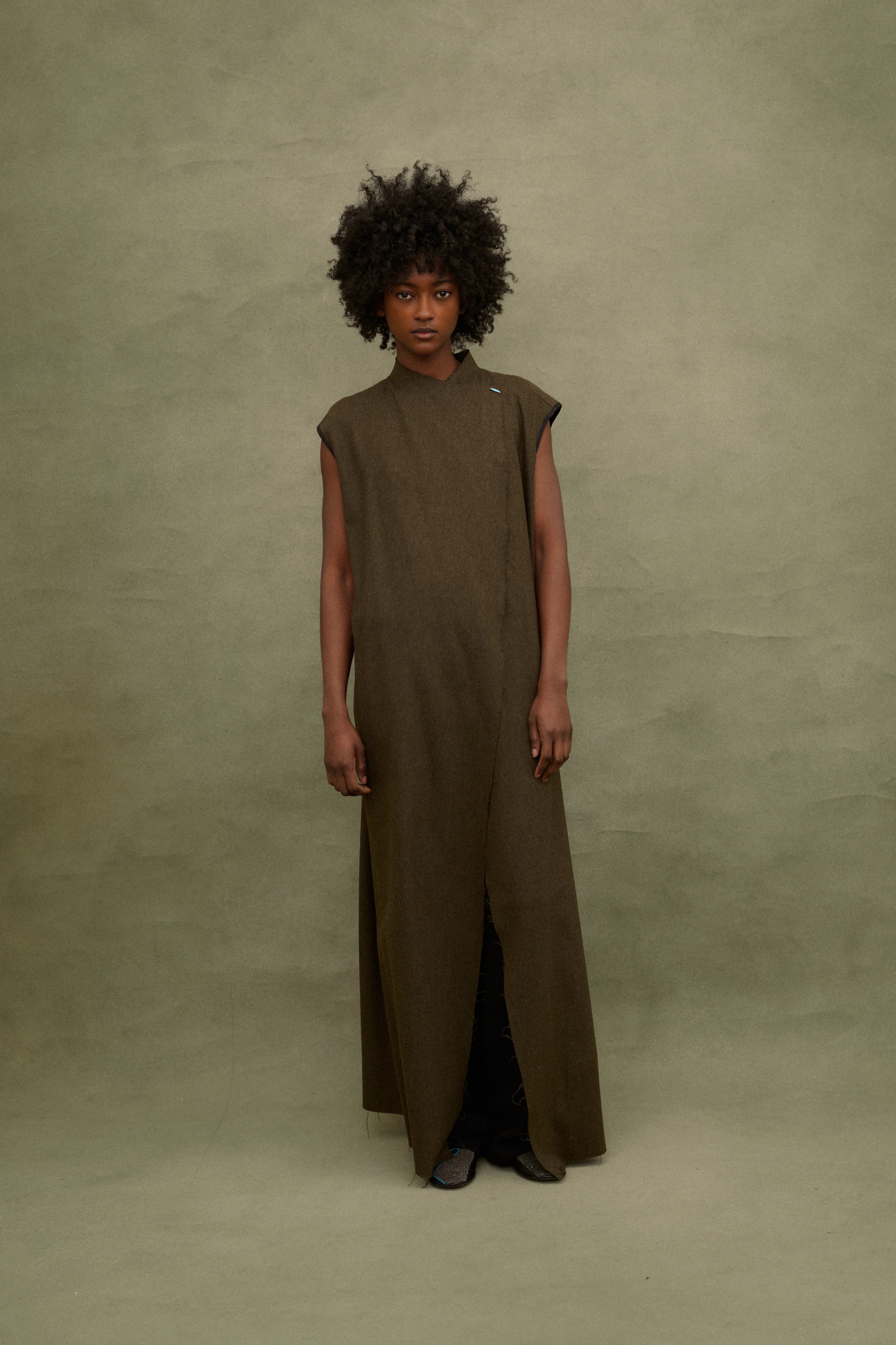 Dries Van Noten Raw Hem Tunic - Image 8