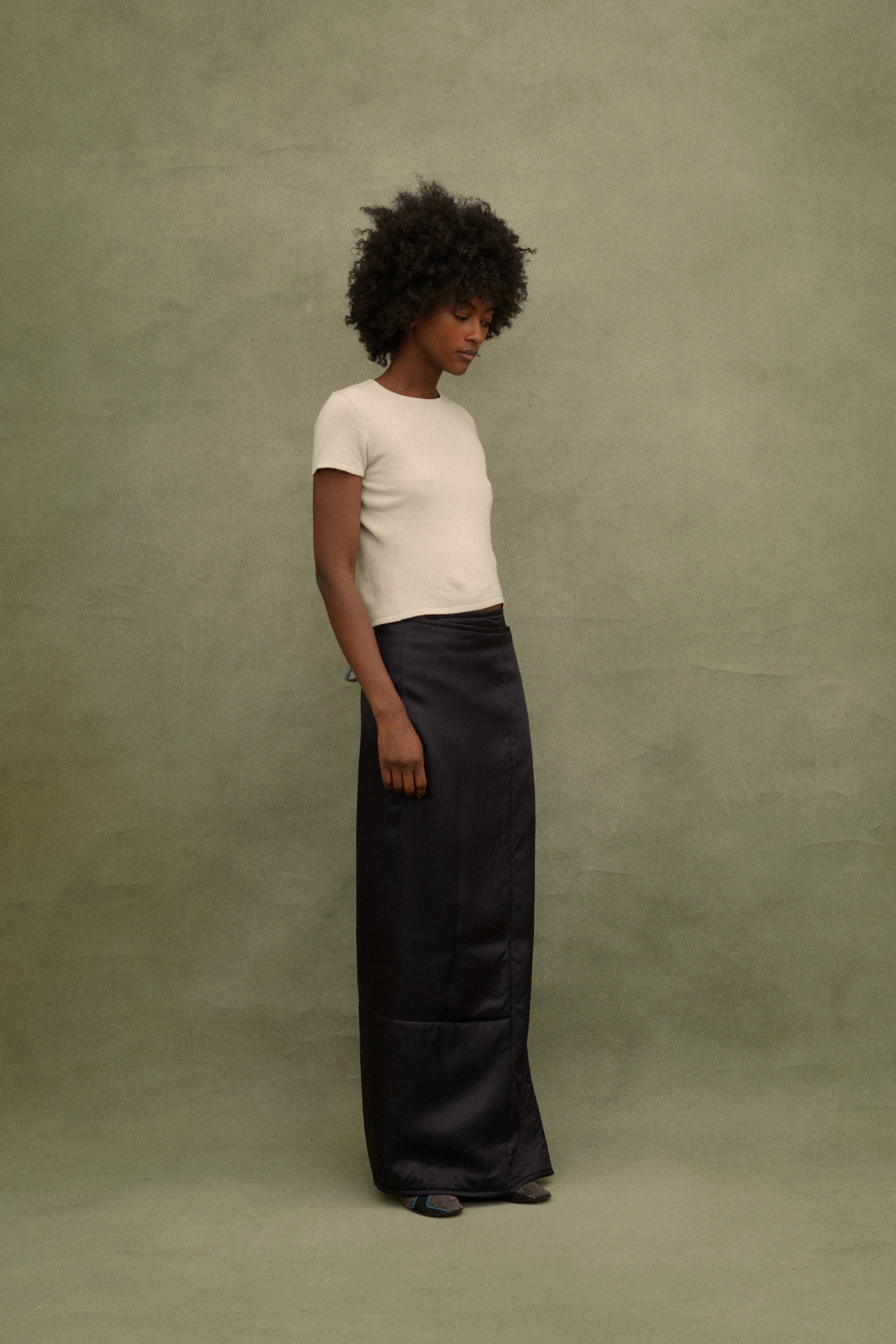 Dries Van Noten Rayon Wrap Skirt - Image 4