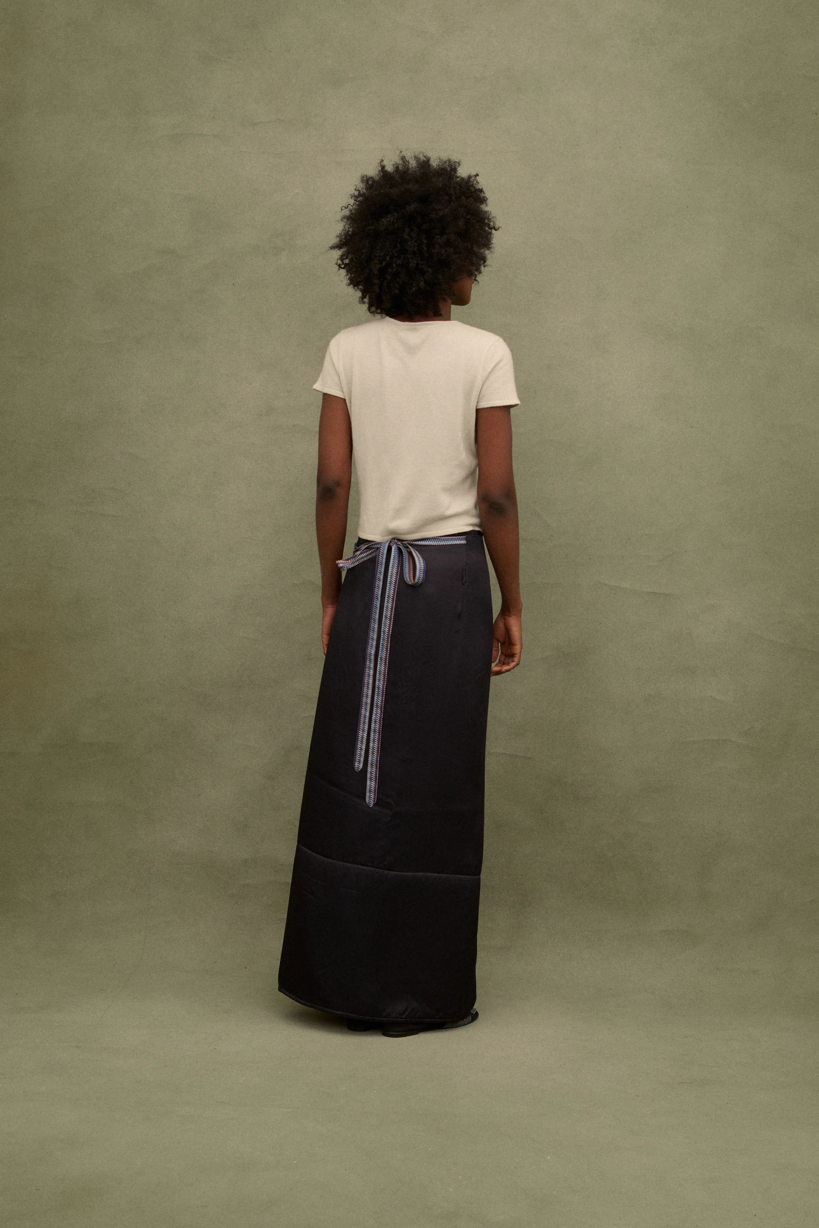 Dries Van Noten Rayon Wrap Skirt - Image 8