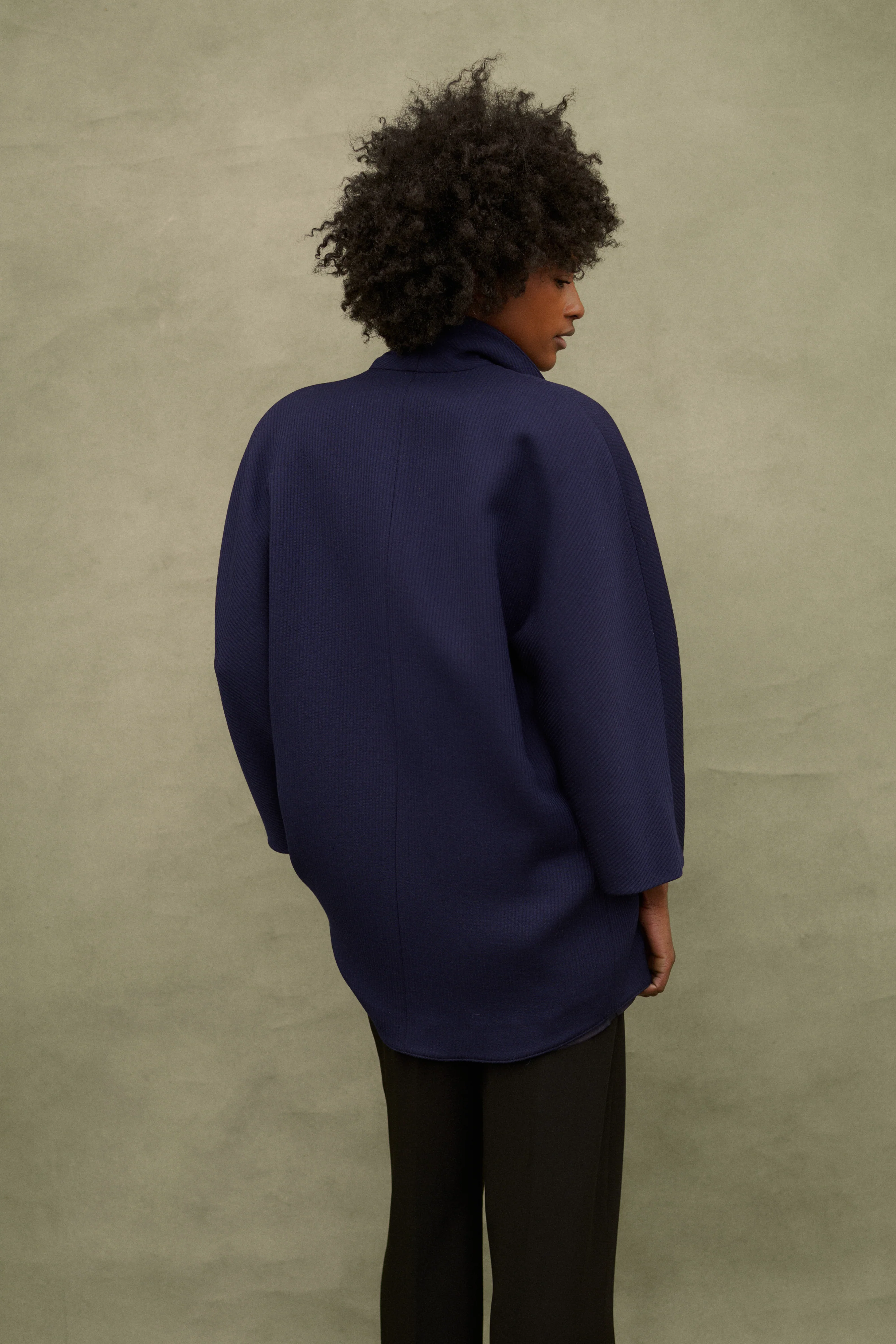 Ferré Blu Wool Coat - Image 10