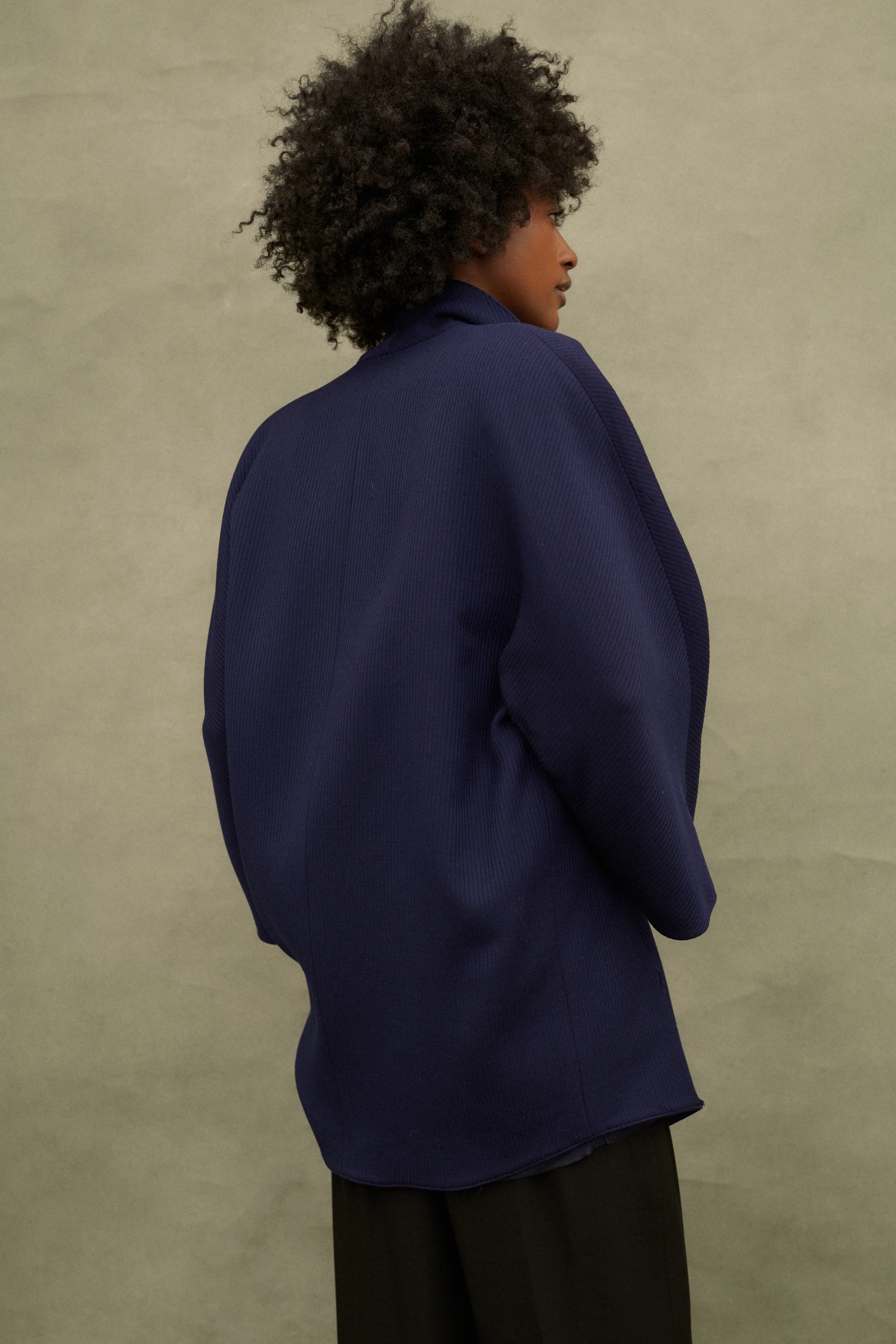 Ferré Blu Wool Coat - Image 11