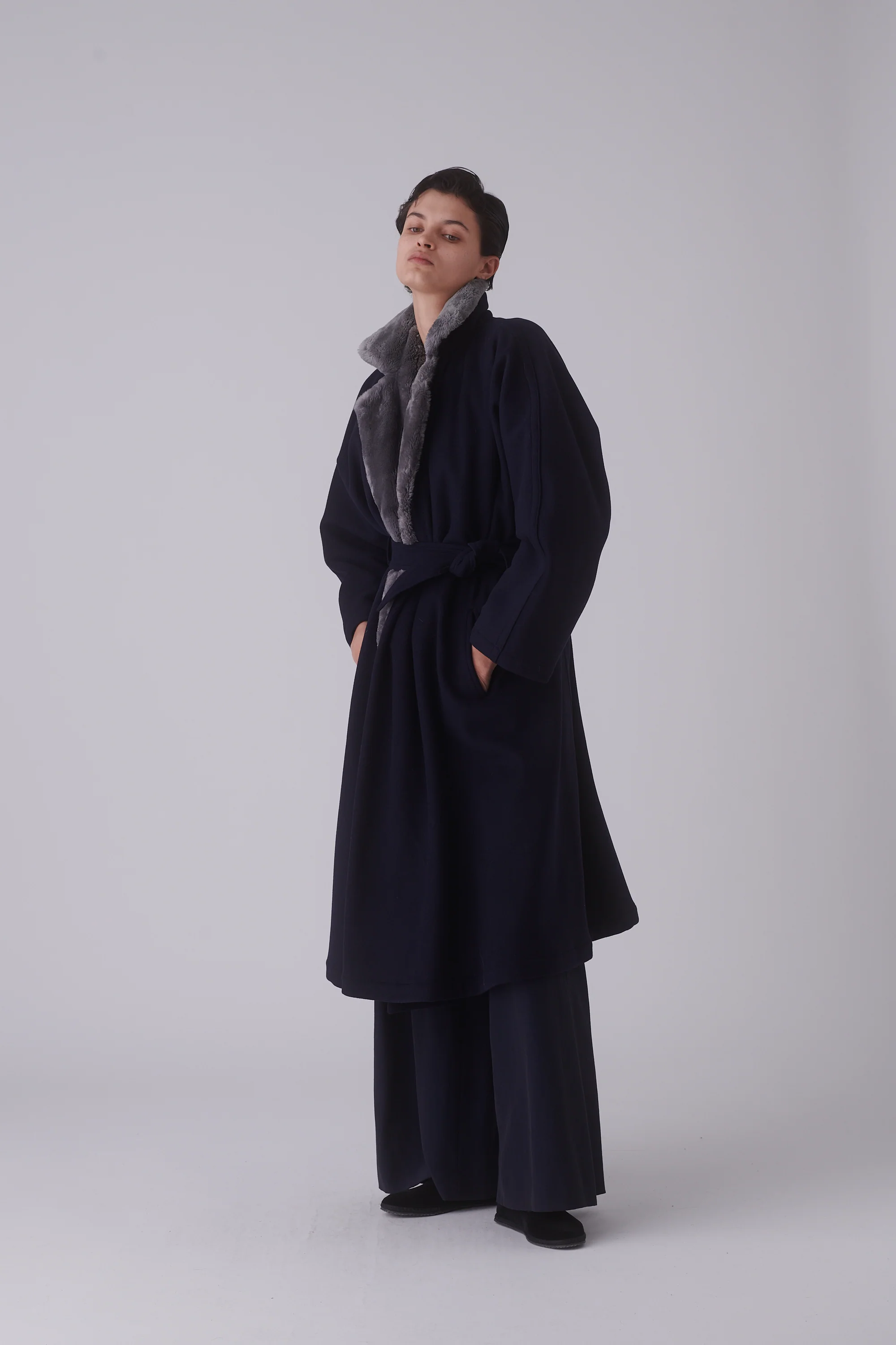 Ferre Wool Evening Coat - Image 10
