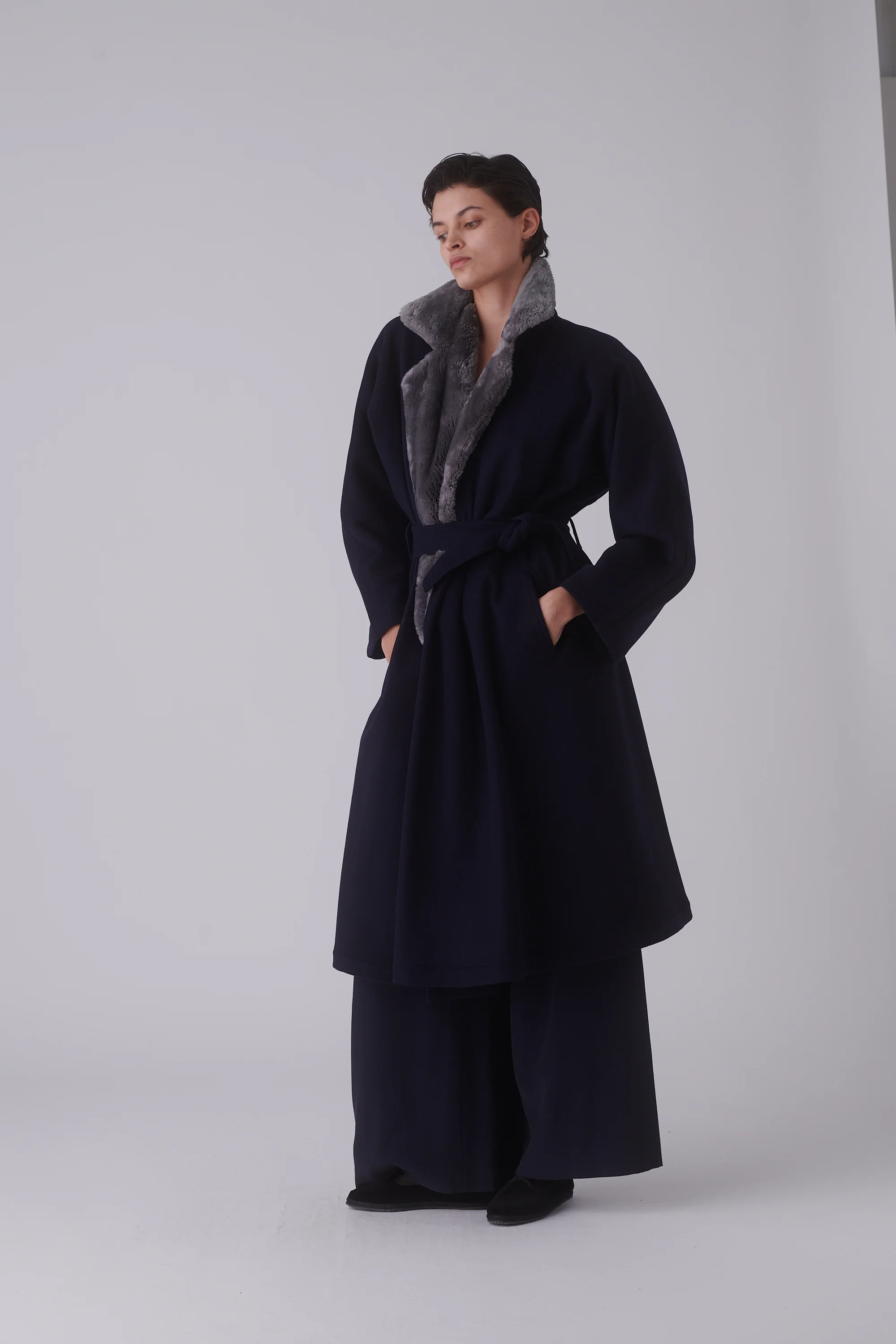 Ferre Wool Evening Coat - Image 11