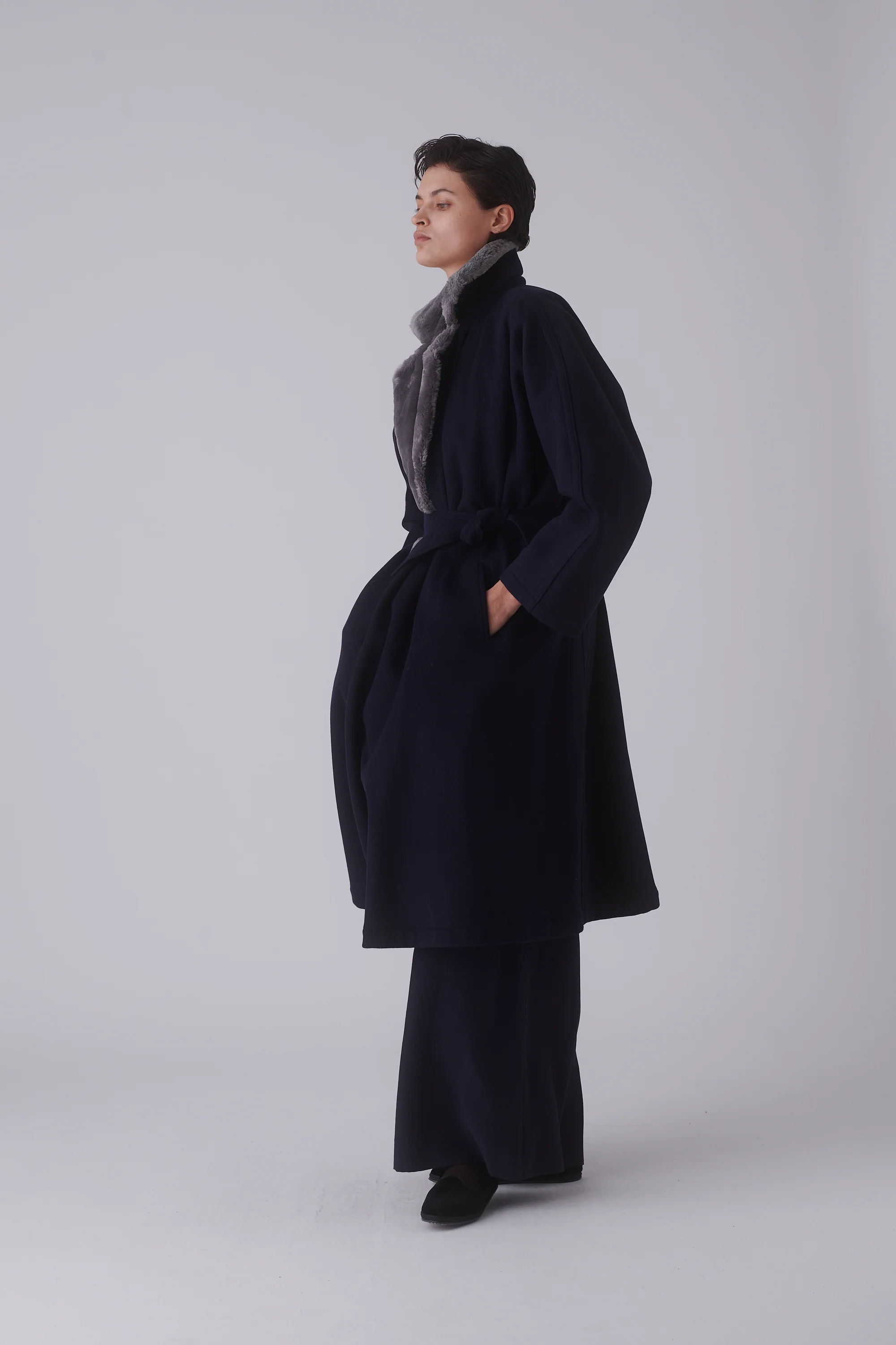 Ferre Wool Evening Coat - Image 12