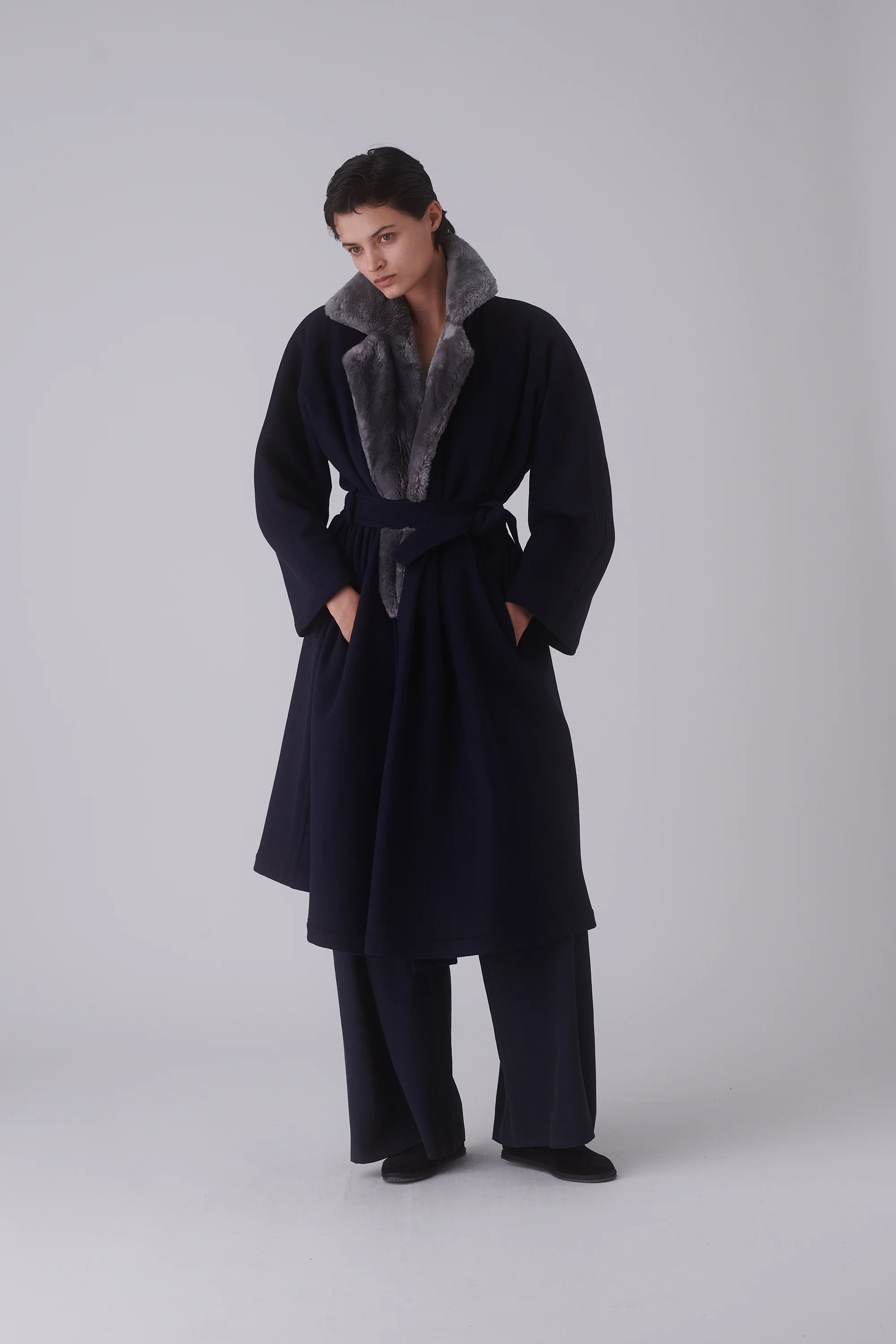 Ferre Wool Evening Coat - Image 17