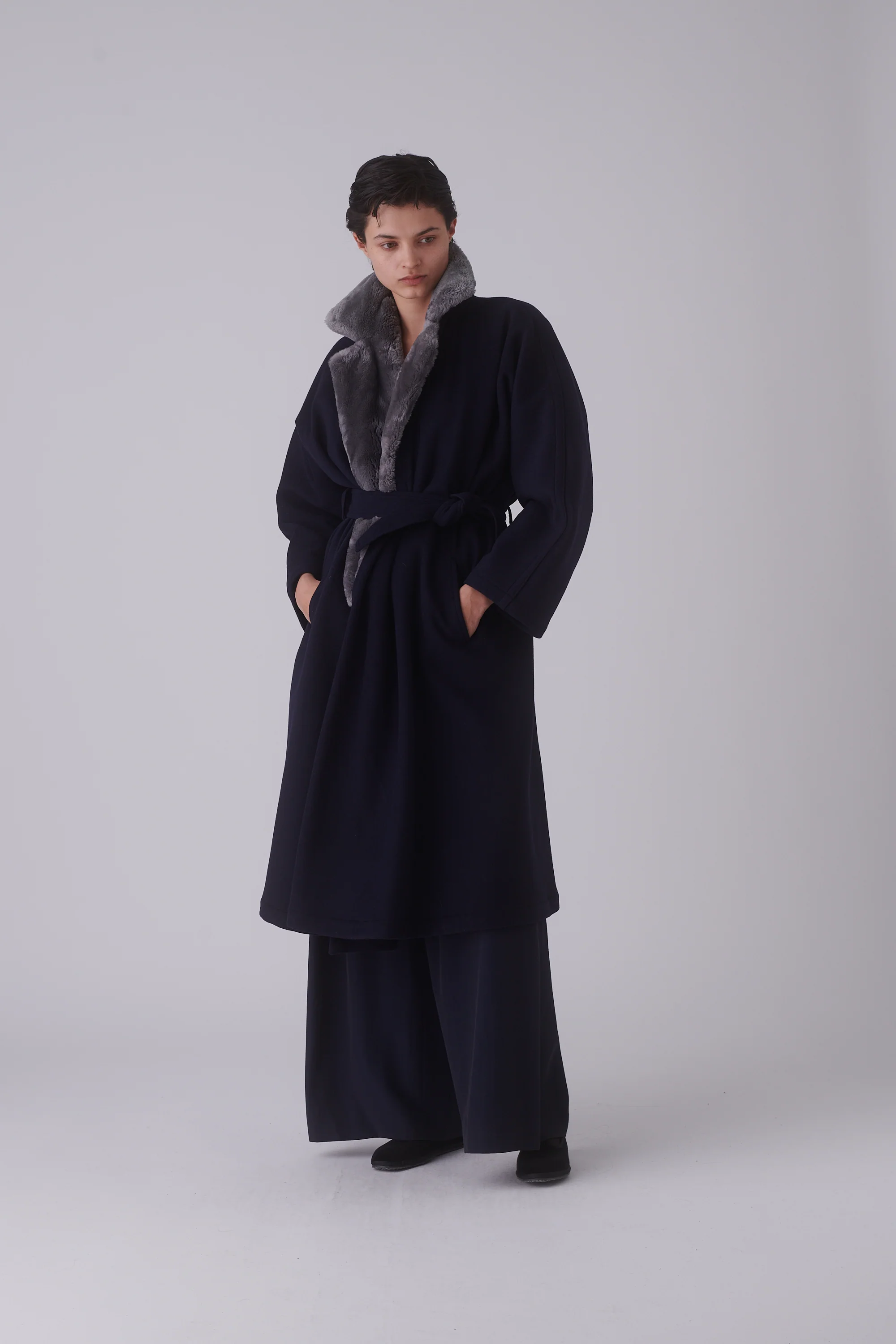 Ferre Wool Evening Coat - Image 3