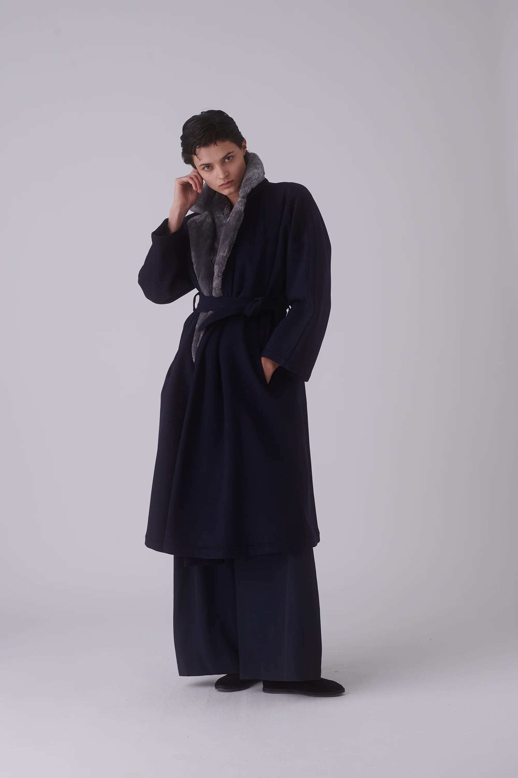 Ferre Wool Evening Coat - Image 4