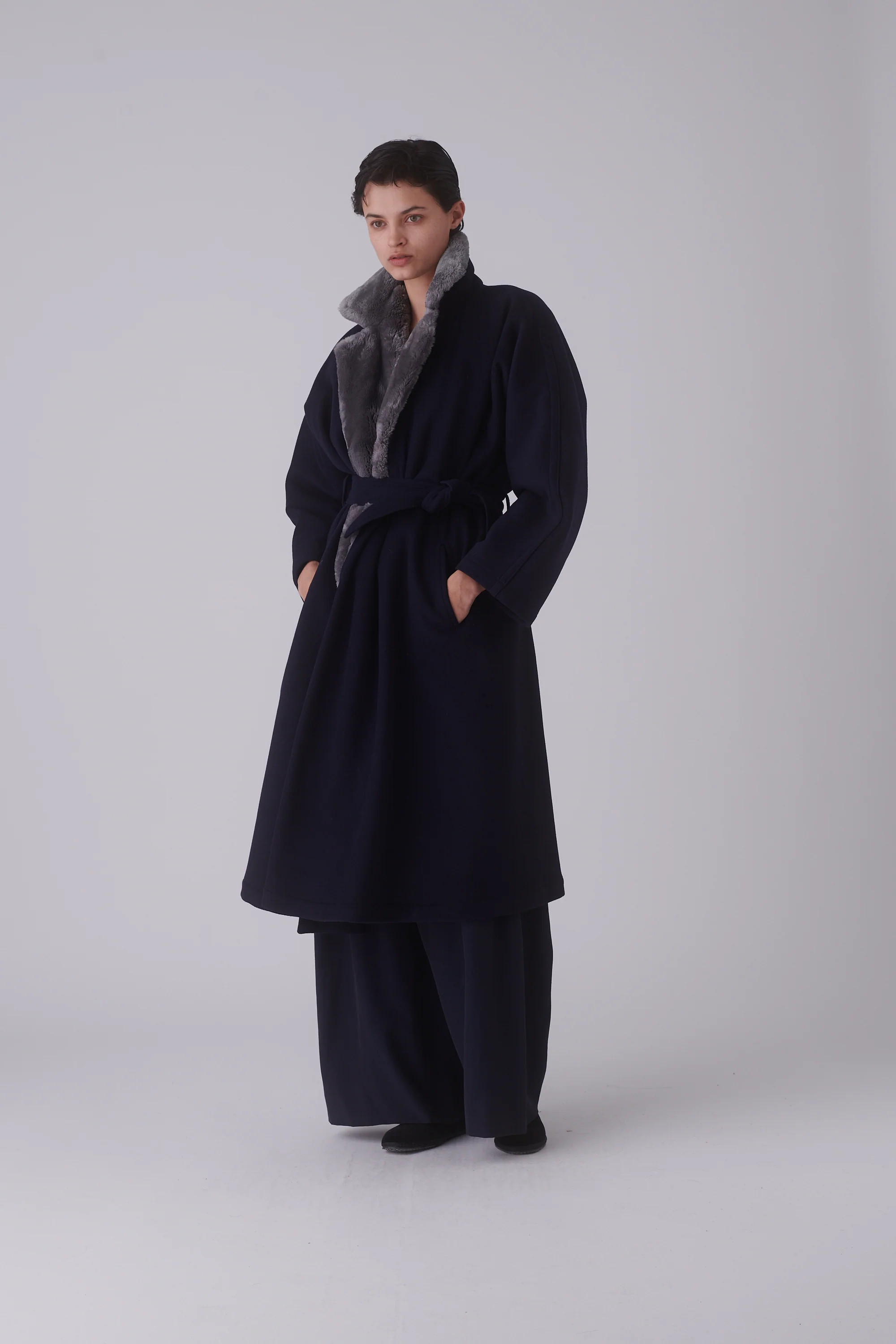 Ferre Wool Evening Coat - Image 7