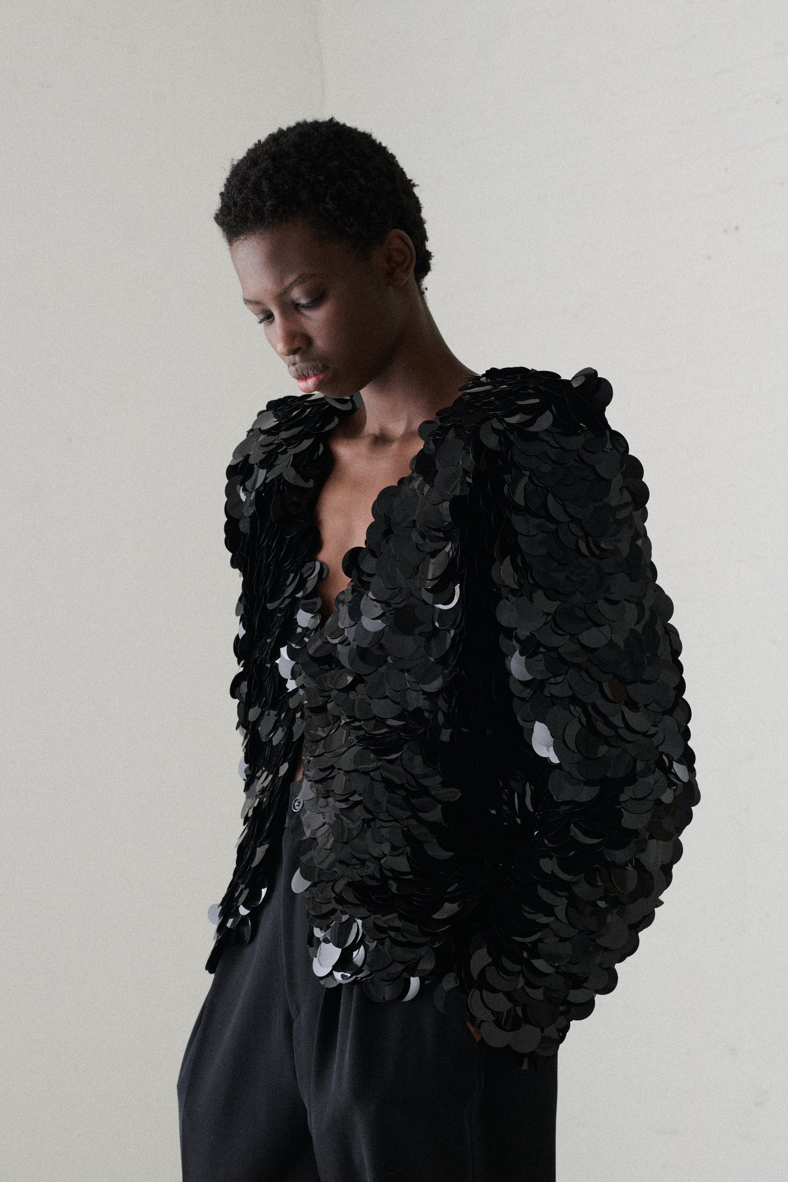 Galanos Paillette Cardigan - Image 14